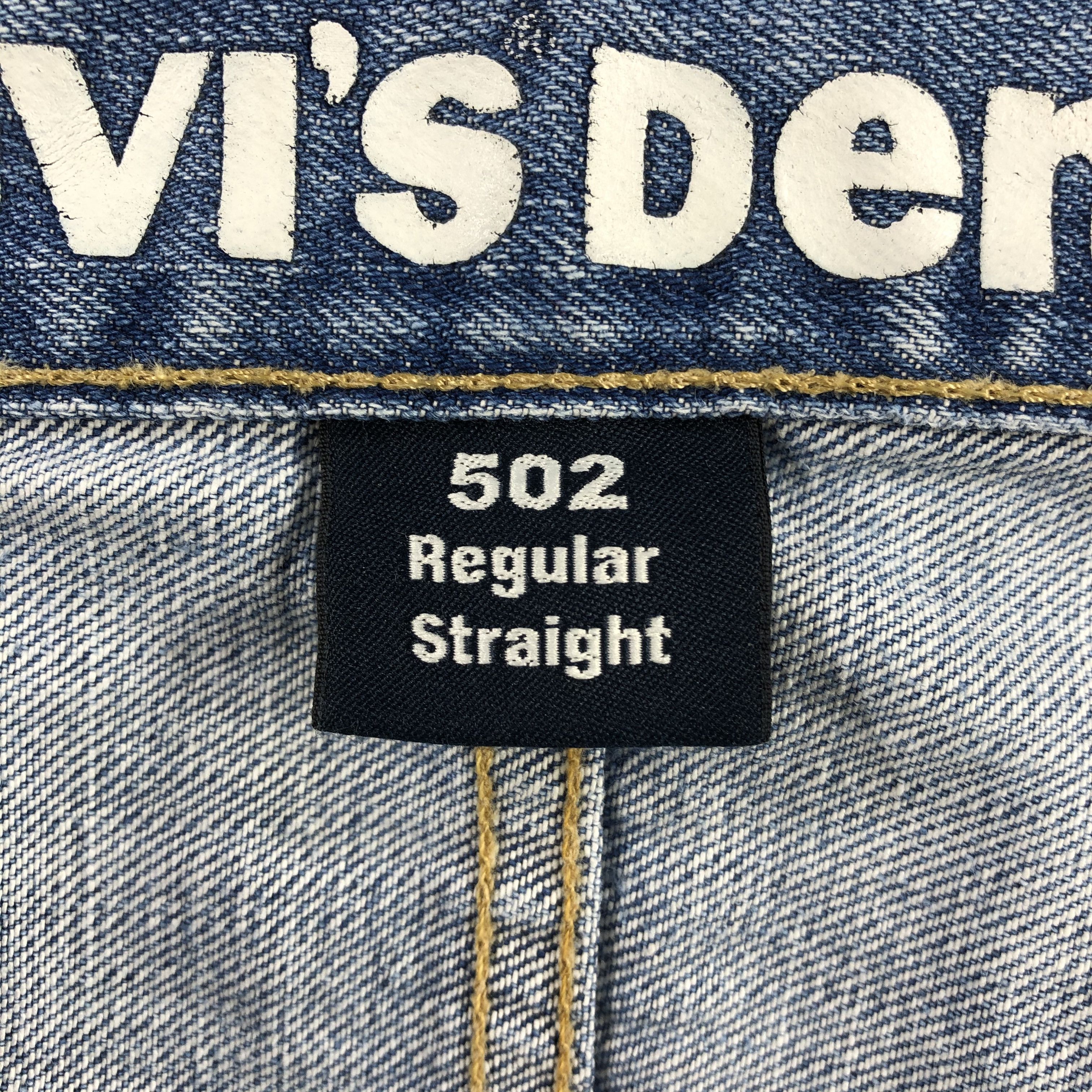 Levi's × Vintage Vintage Blue Wash Levis 502 Jeans-JM2754 Size US 37 - 14 Thumbnail