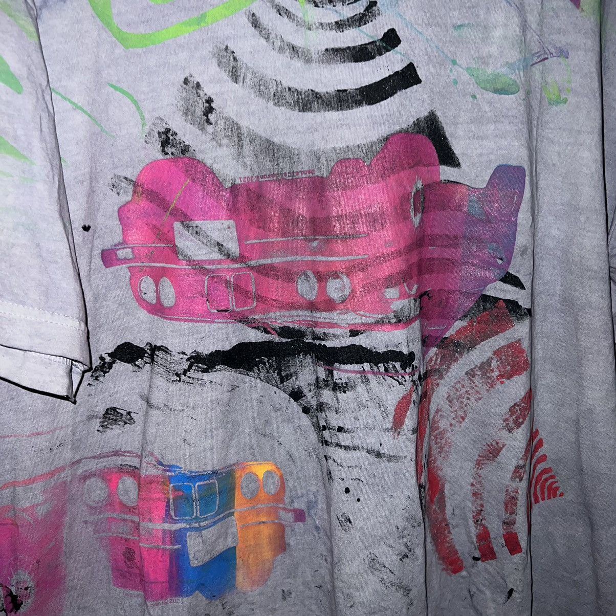 Vintage 1 of 1 custom dc Los Angeles one off e30 abstract t-shirt Size US L / EU 52-54 / 3 - 4 Thumbnail