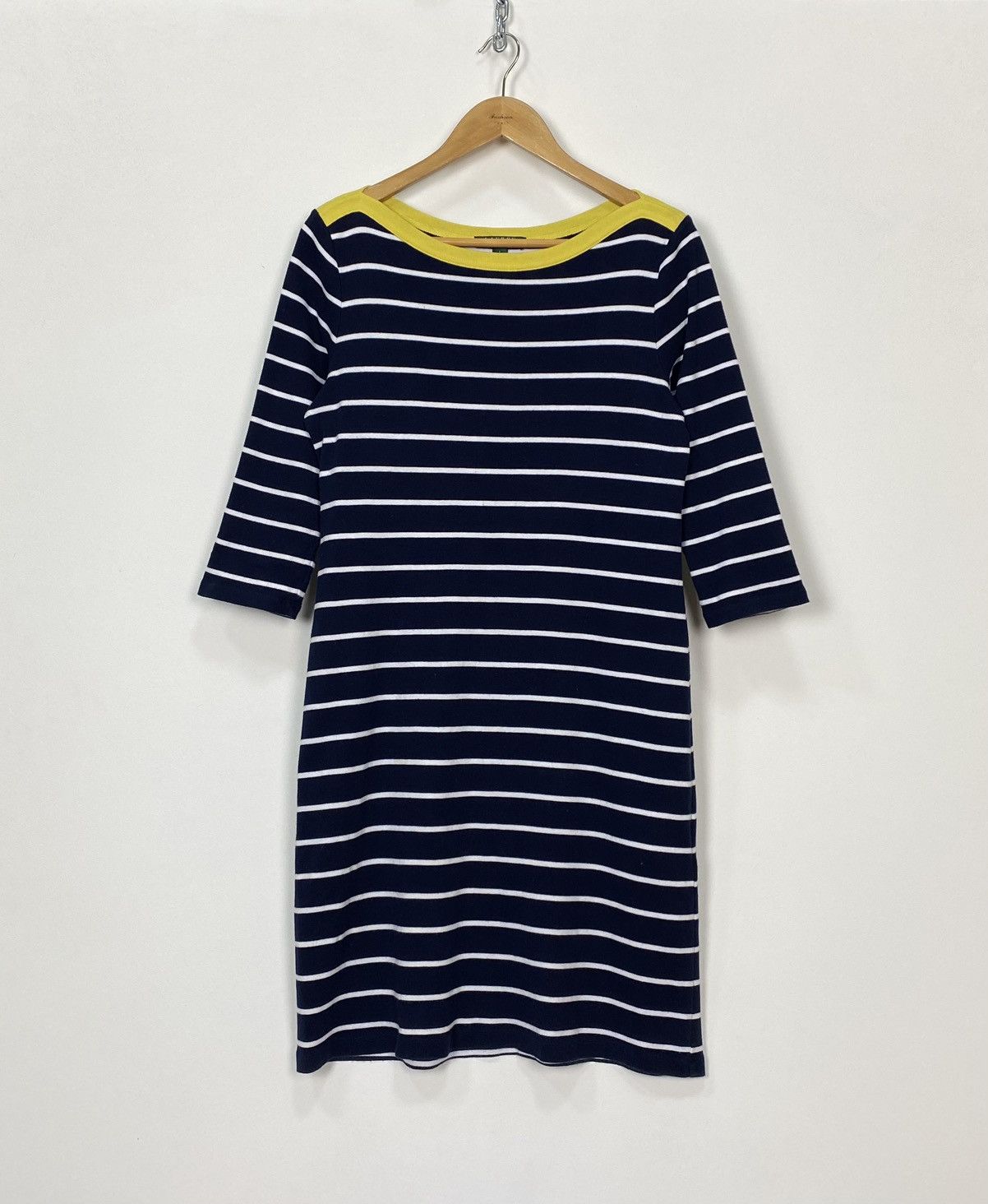 Lauren Ralph Lauren Vintage Polo Ralph Lauren Shirt Dress Womens Large Striped Size L / US 10 / IT 46 - 1 Thumbnail
