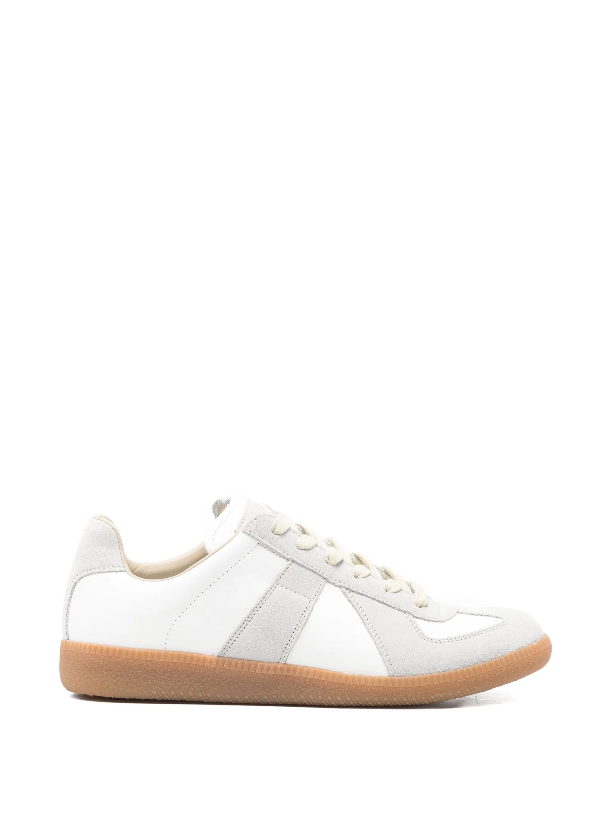 o1bcso1str0226 Replica Low-Top Sneakers in White/Grey