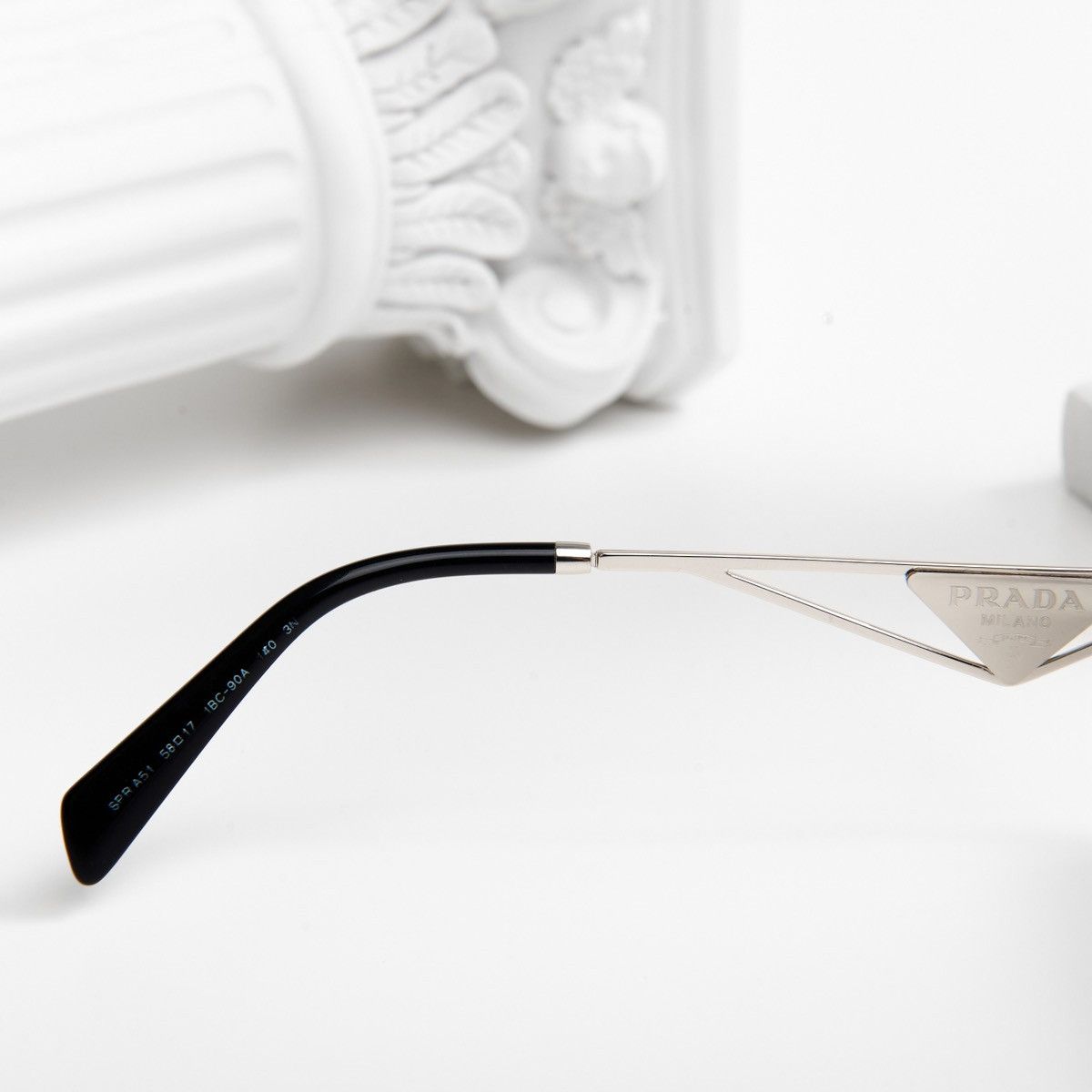 Prada PRADA 0PR A51S 1BC90A SUNGLASSES Size ONE SIZE - 5 Thumbnail