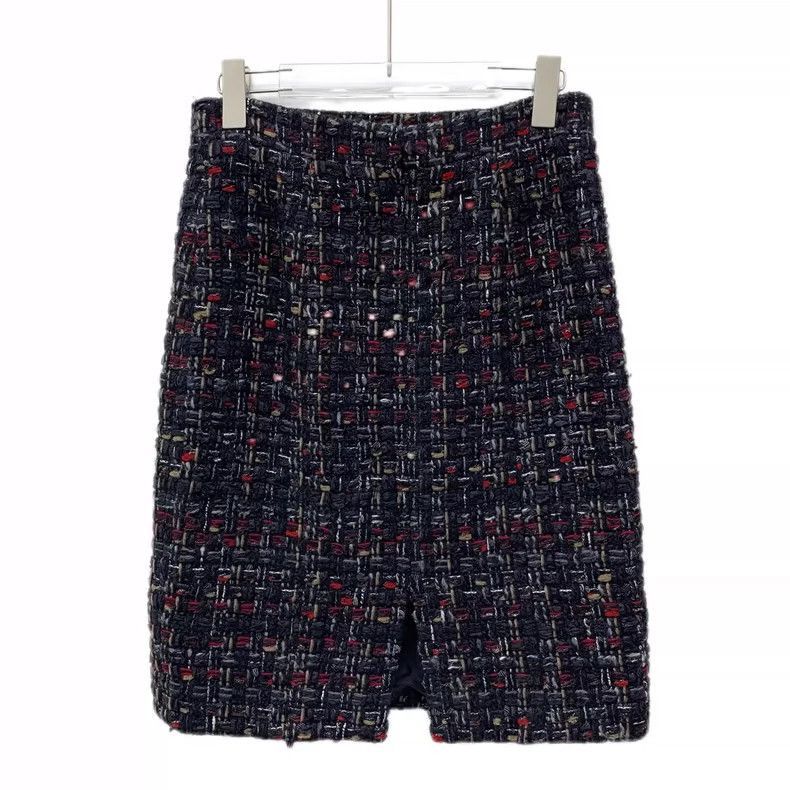 Chanel Chanel Colorful Tweed Skirt with Logo Detail-yf Size 28" / US 6 / IT 42 - 2 Thumbnail