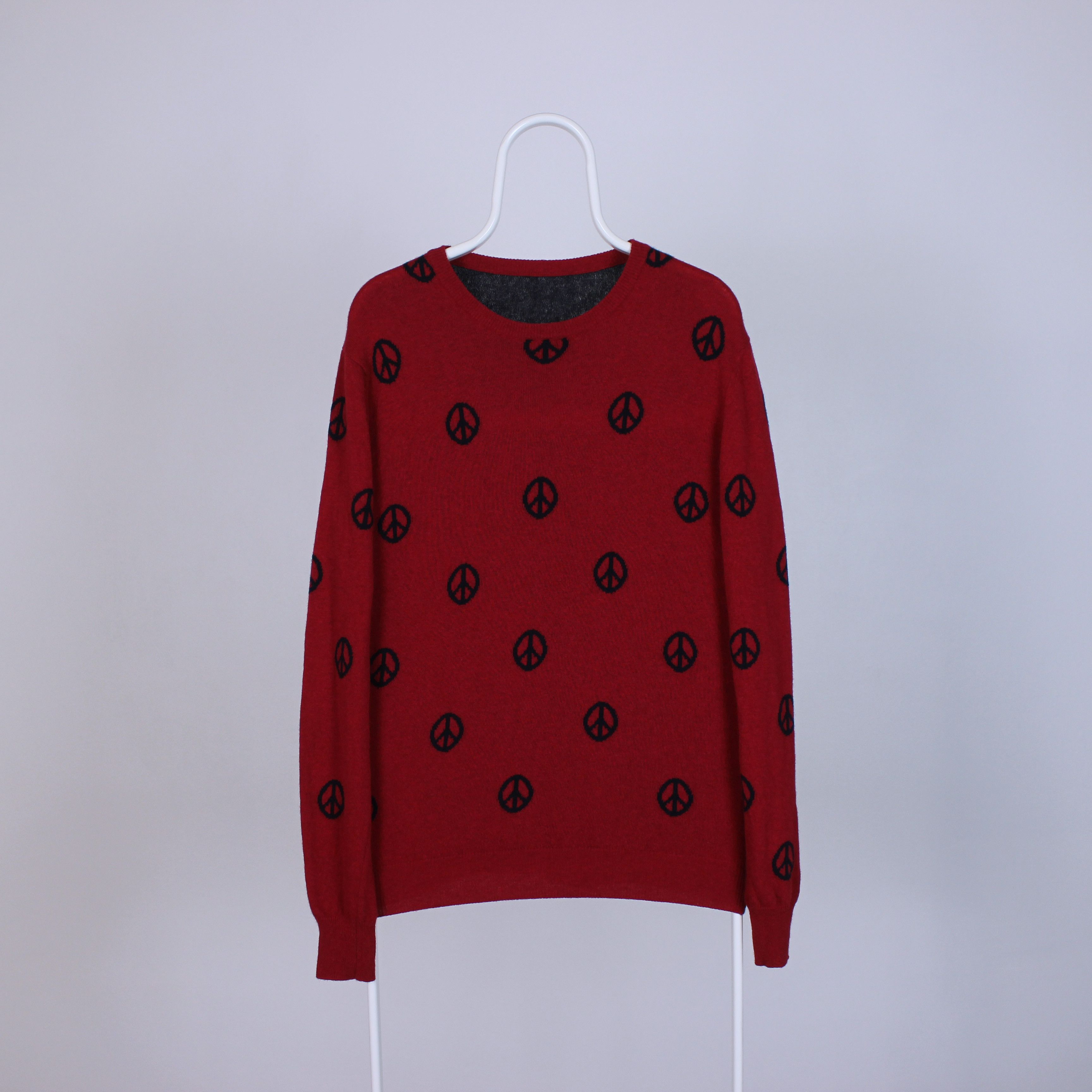Love Machine Love Moschino sweater wool rarity M L logo Size US L / EU 52-54 / 3 - 2 Thumbnail
