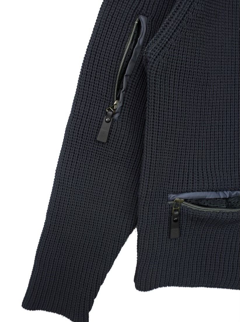 Issey Miyake Issey Miyake, A/W 2000-01 Multi Zipped Nylon Cable Knit Size US XS / EU 42 / 0 - 3 Thumbnail