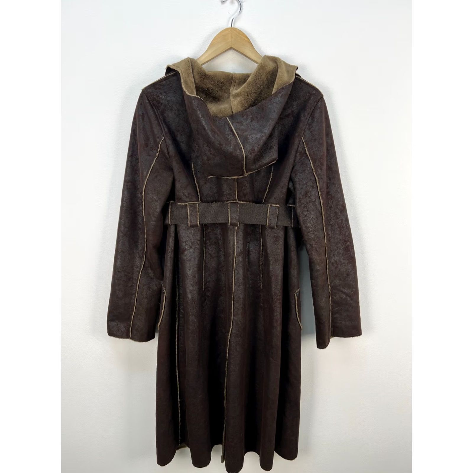 Cop Copine Cop-Copine Vintage Duffle Coat Jacket Belted Brown Size 40 Women Size S / US 4 / IT 40 - 2 Thumbnail