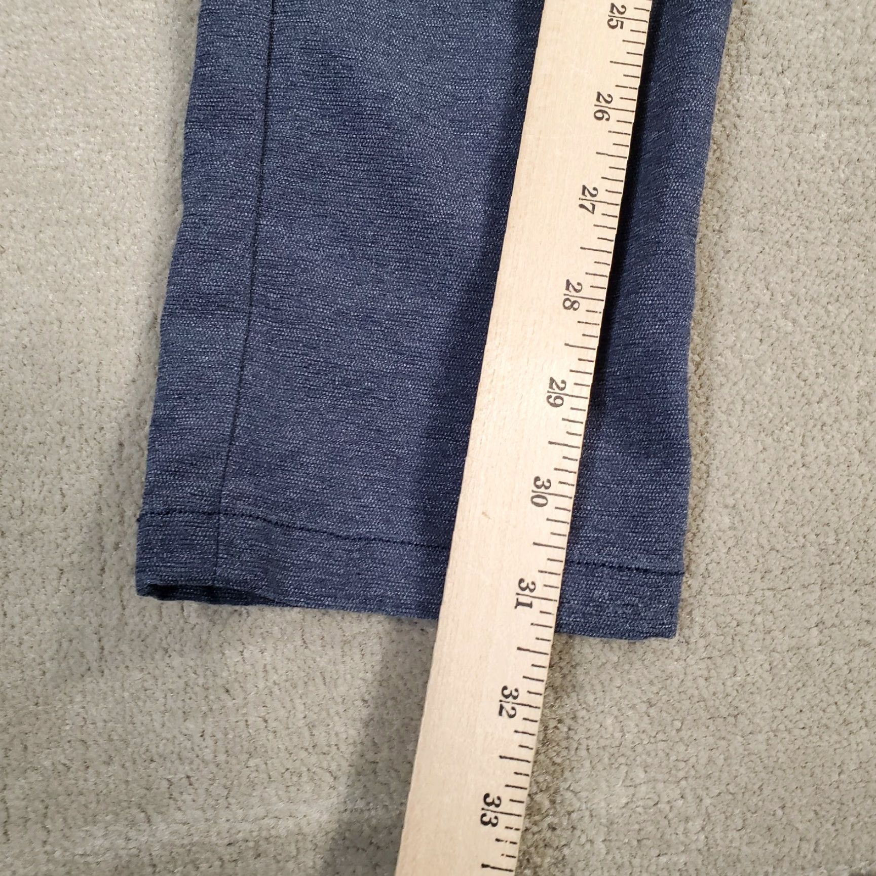 Lululemon Lululemon ABC Pant Skinny Tech Mens 30x31 Blue Heather Flat Front Logo Pants Chino Vintage No Size US 30 / EU 46 - 5 Thumbnail