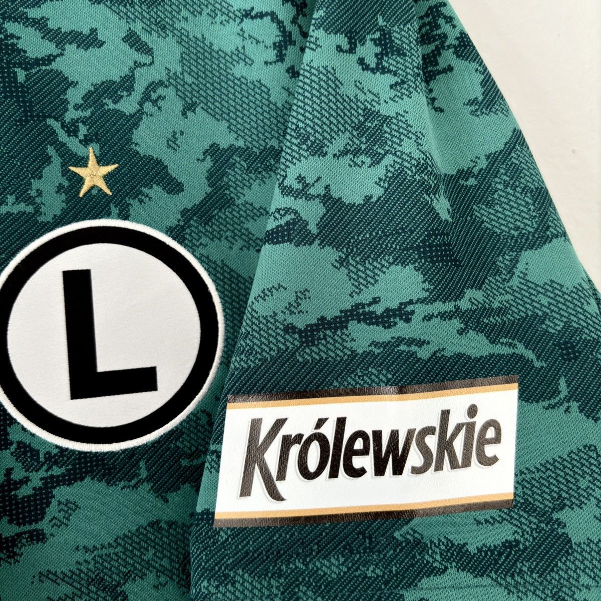 Adidas 2021 2022 Legia Warsaw Baku GAME ISSUE Adidas Soccer Jersey Size US M / EU 48-50 / 2 - 5 Thumbnail