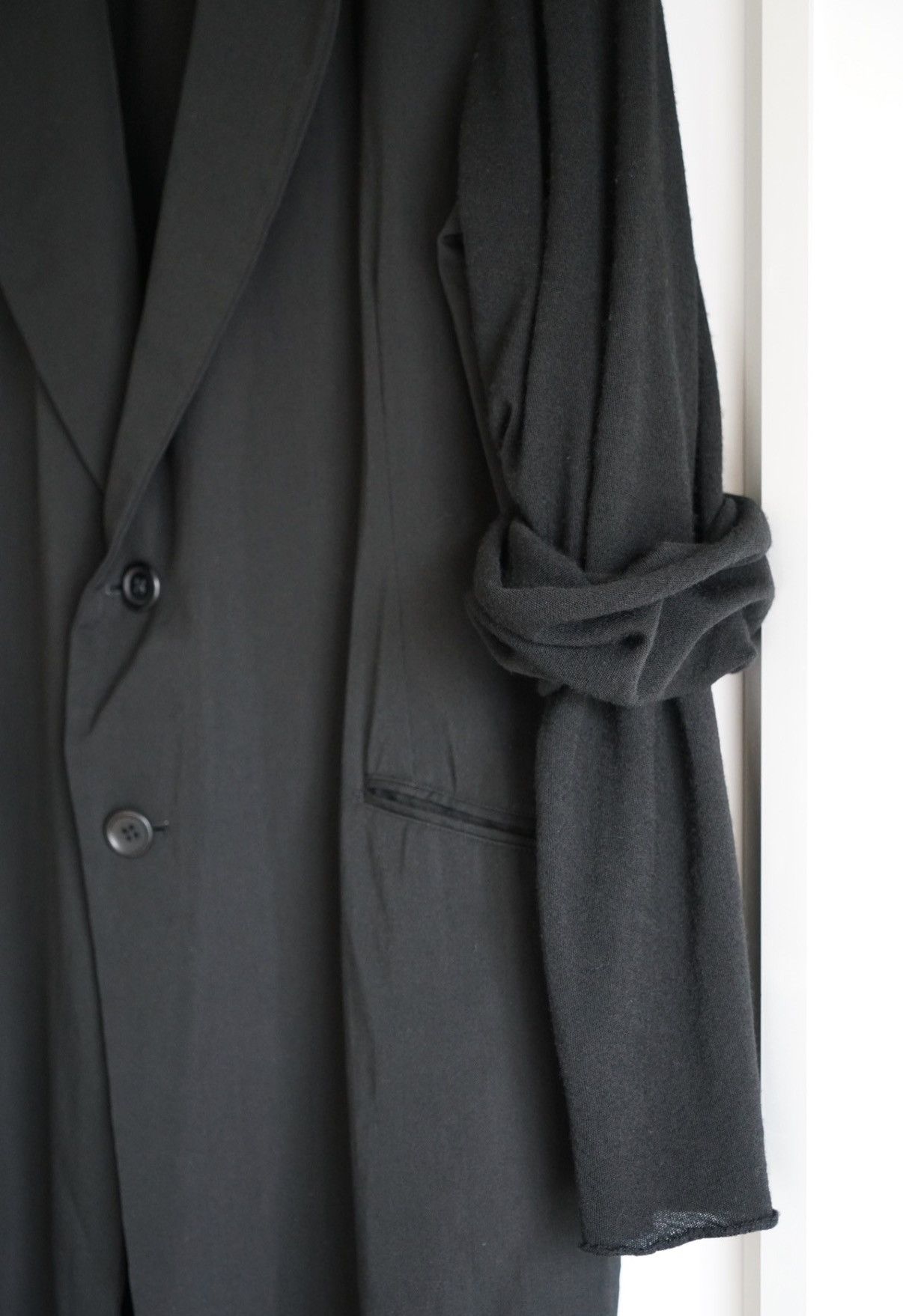 Yohji Yamamoto Yohji Yamamoto 02ss Actress Double Sleeve Wool Coat K4 Size US M / EU 48-50 / 2 - 4 Thumbnail