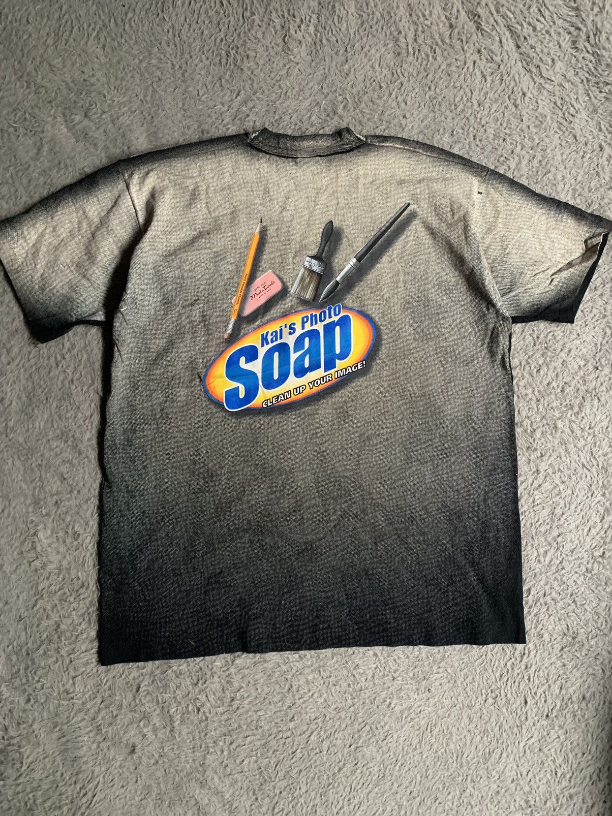 Vintage 90s Metatools Kai’s Photo Soap Software Allover Print Tee Size US XL / EU 56 / 4 - 7 Thumbnail