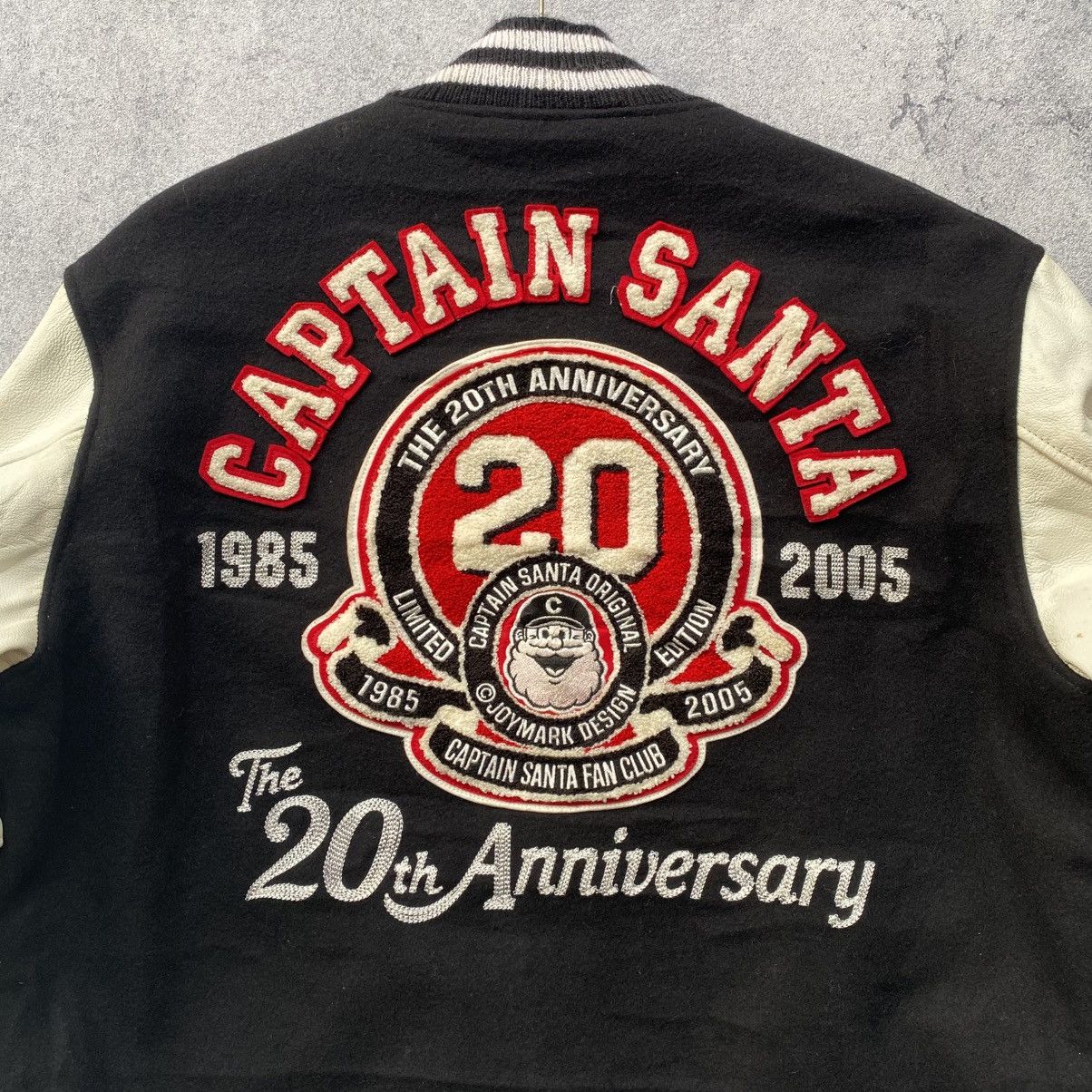 Vintage Captain Santa Leather Varsity Size US L / EU 52-54 / 3 - 2 Thumbnail
