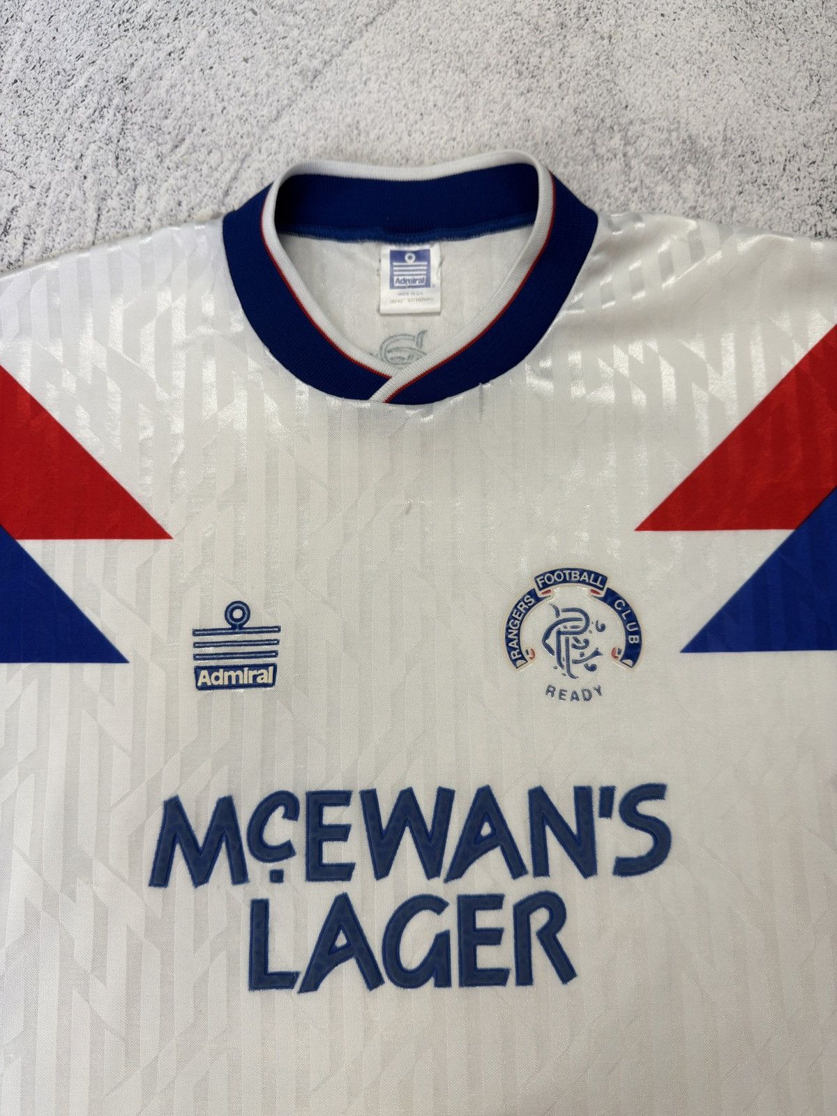Vintage Vintage 1990/92 Rangers FC Away Football Jersey Admiral Size US M / EU 48-50 / 2 - 3 Thumbnail