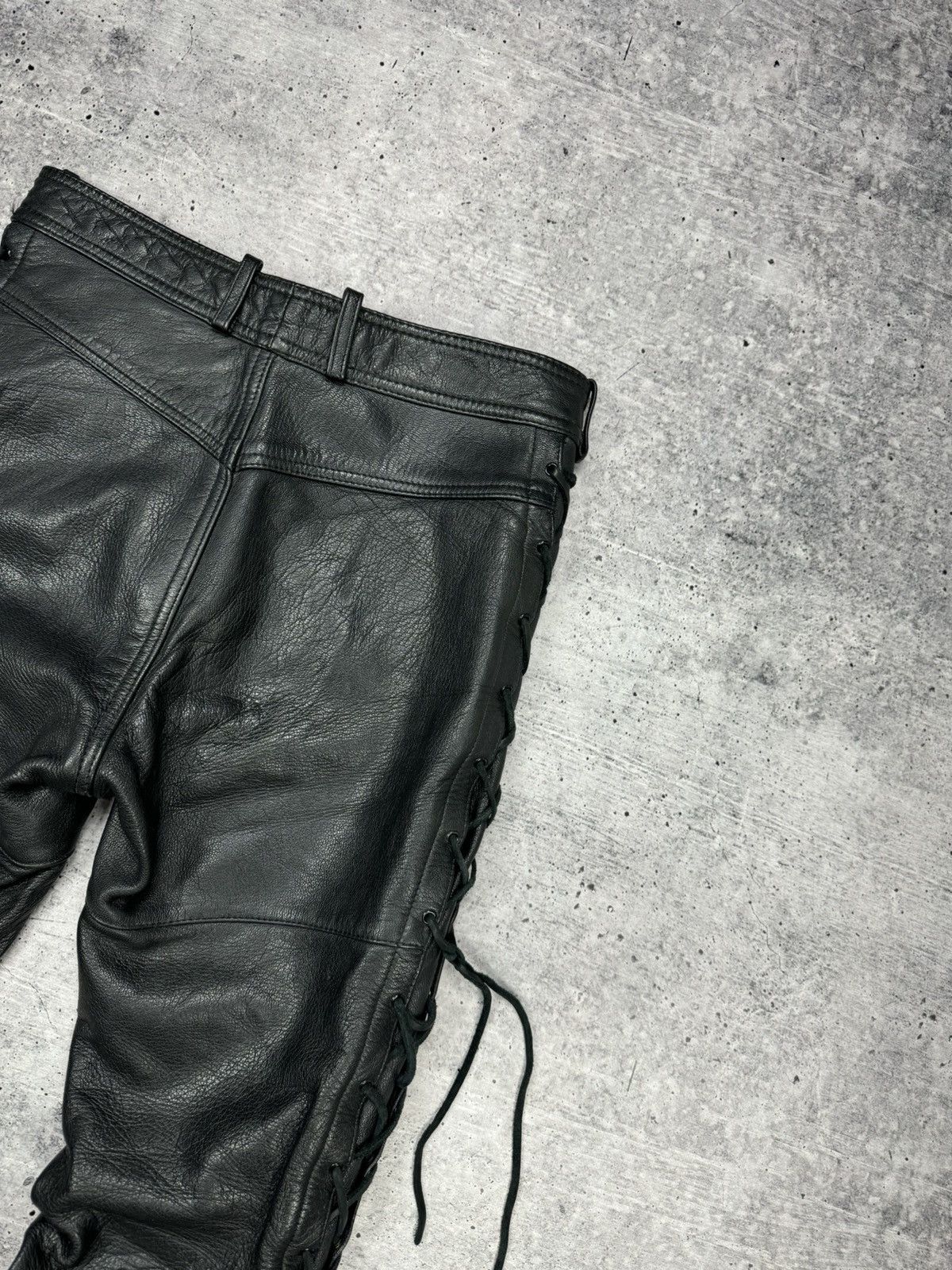 Genuine Leather Vintage 90’s Y2K Style Casual Cowboy Genuine Leather Pants Size US 30 / EU 46 - 23 Thumbnail