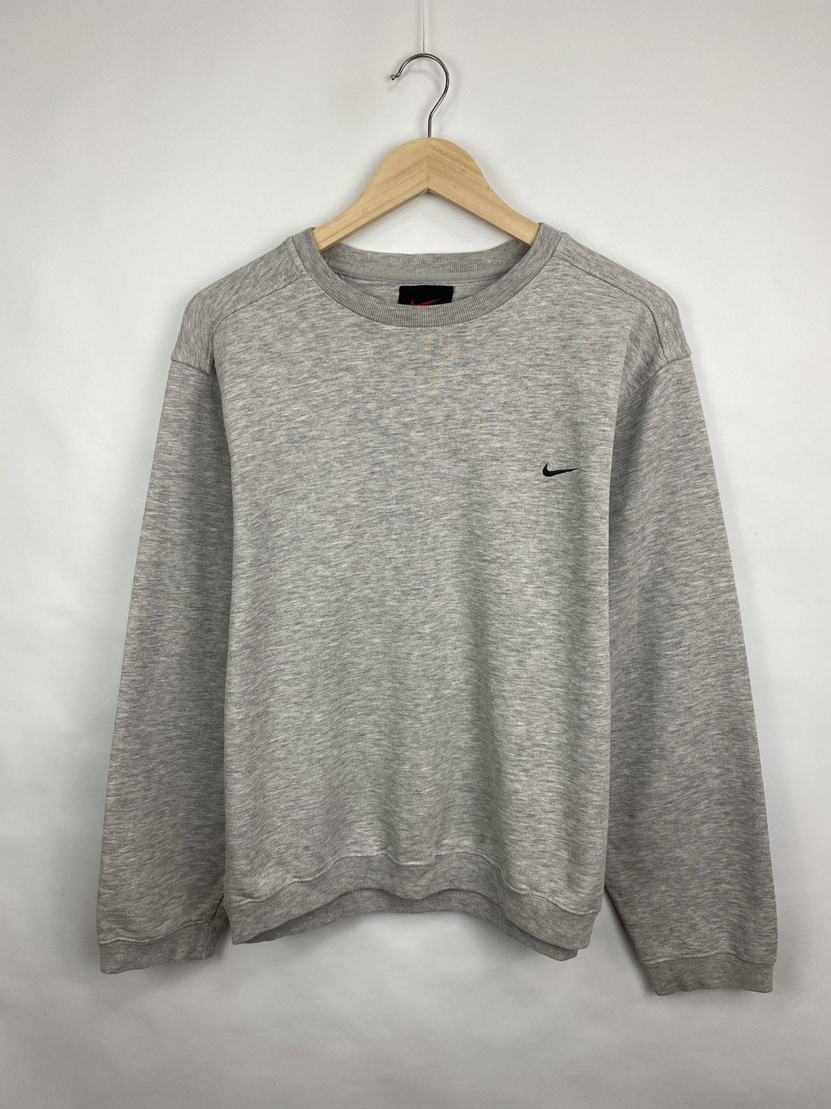 Nike 🇺🇸 Vintage 90s Nike Sweatshirt Swoosh Small Logo Y2K Rare Size US M / EU 48-50 / 2 - 3 Thumbnail