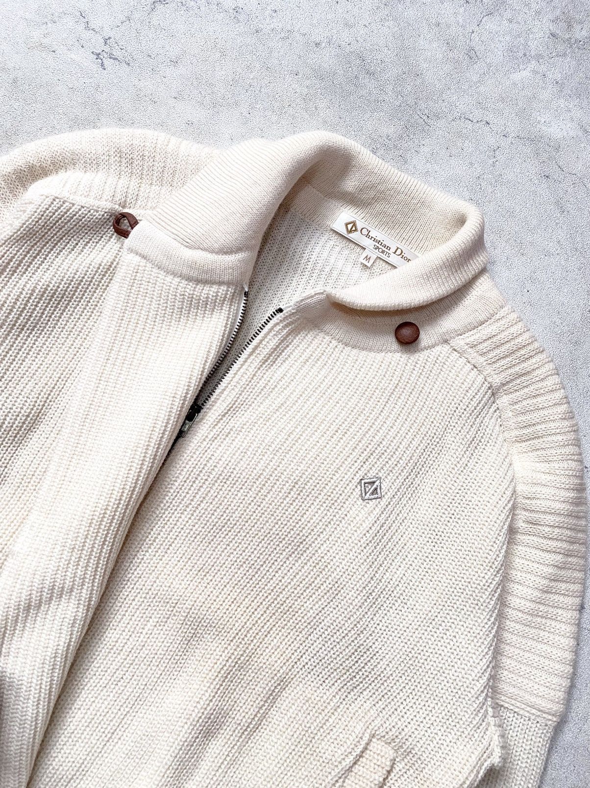 Dior Christian Dior Sports Knit Sweater Jacket Vintage Size US M / EU 48-50 / 2 - 6 Thumbnail