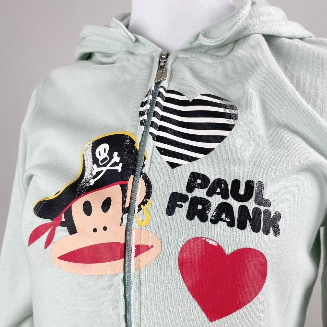 ✩ Paul Frank Mint Julius Pirate Zip Up Hoodie ♡