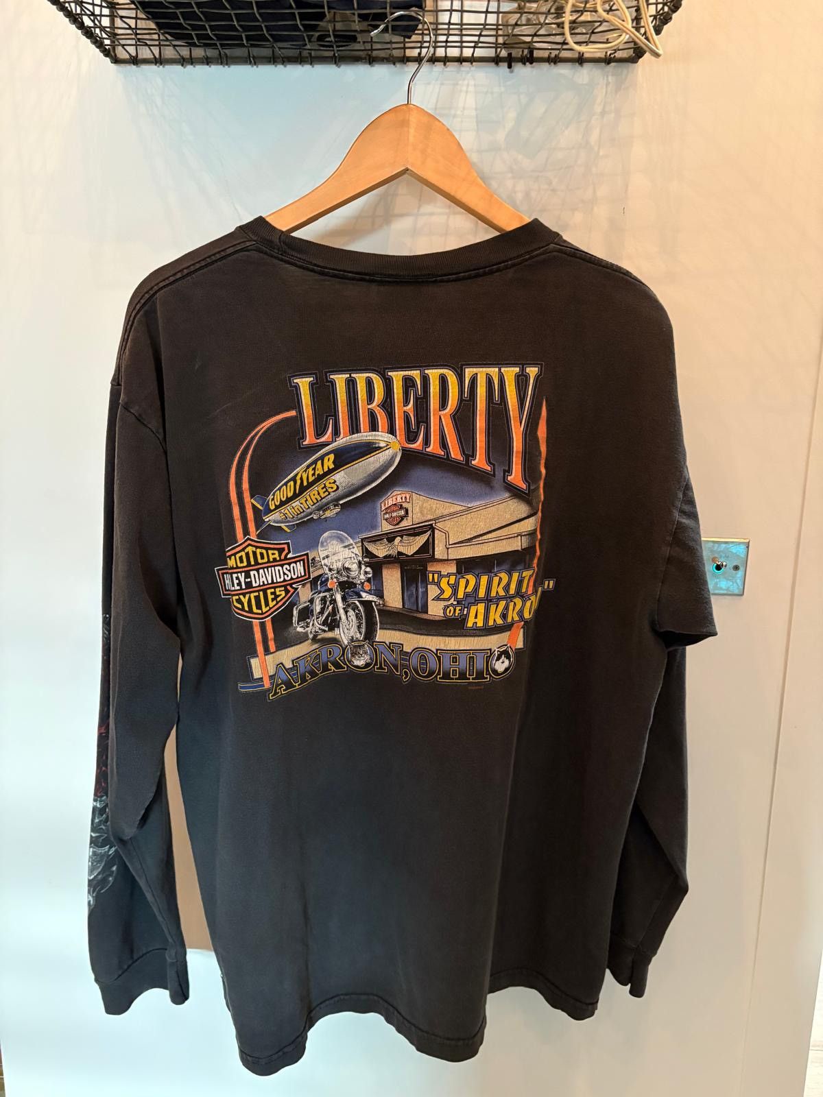 Harley Davidson Longsleeve Tshirt Harley Davidson Size US XL / EU 56 / 4 - 1 Thumbnail