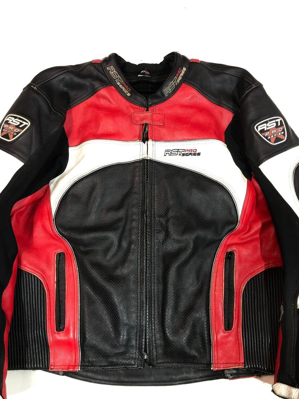 Other RST Pro Series Moto Leather Jacket Racing Vintage Size US XL / EU 56 / 4 - 2 Thumbnail