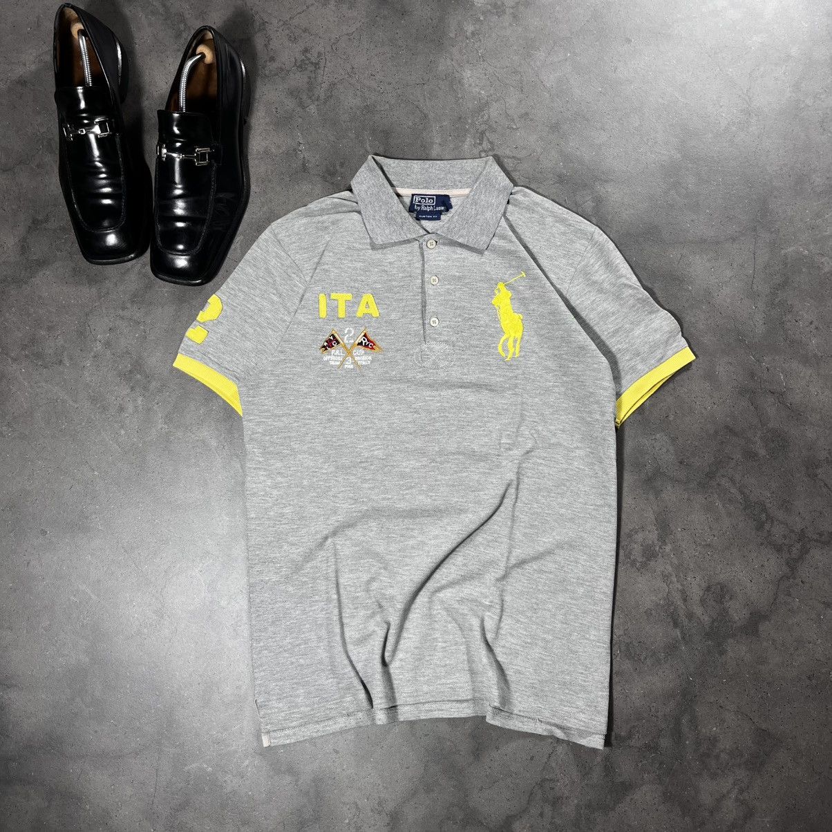 Polo Ralph Lauren Polo Ralph Lauren 90s Vintage Italy Chief Keef Rugby Shirt Size US L / EU 52-54 / 3 - 1 Thumbnail