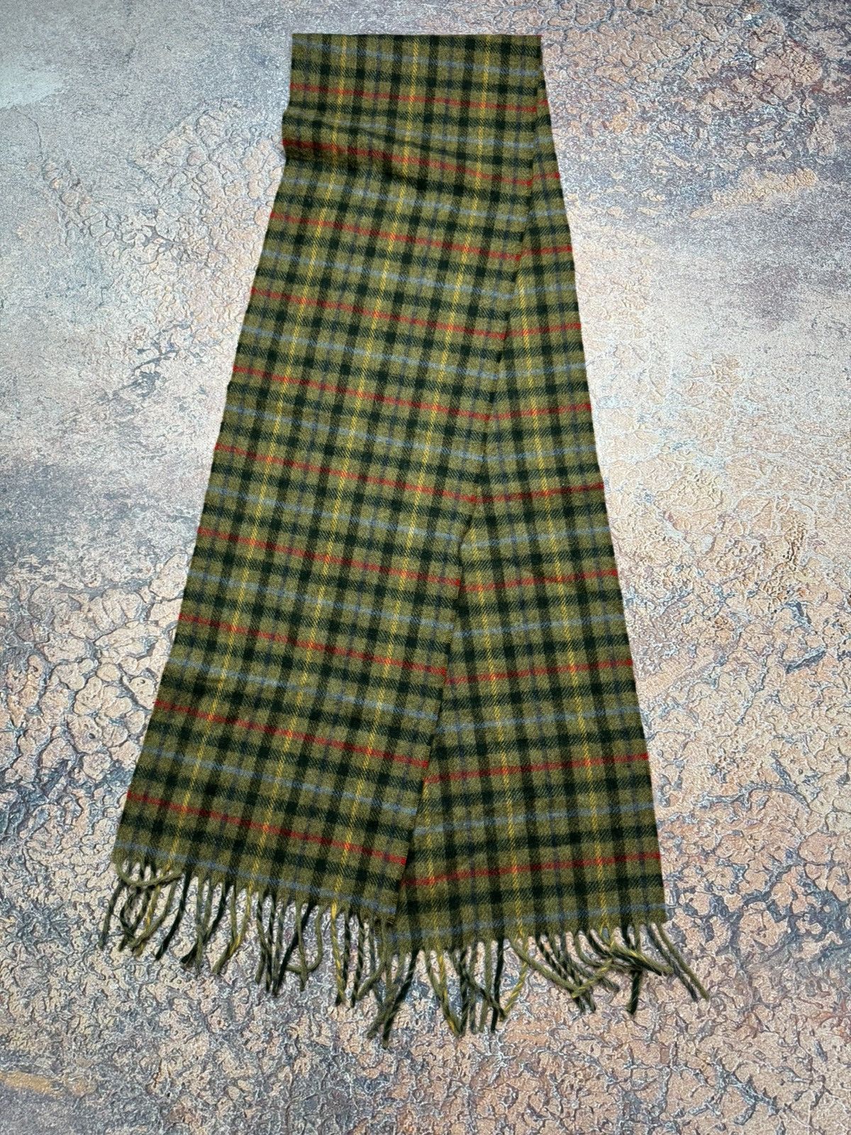Barbour Barbour vintage scarf wool 100% Luxury Size ONE SIZE - 4 Thumbnail