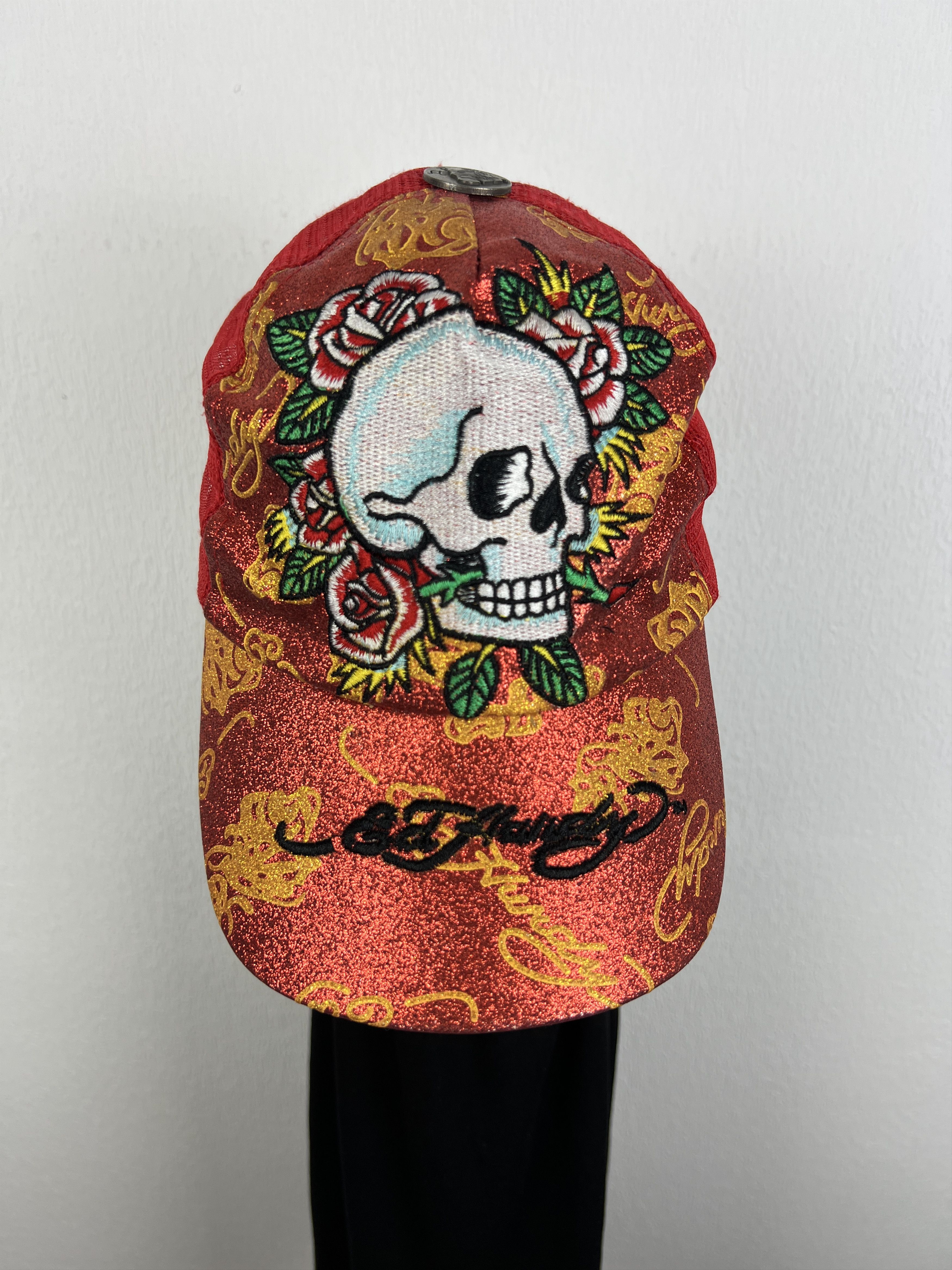 Vintage Ed Hardy Trucker Hat Snapback Christian Audigier Cap Rare Size ONE SIZE - 1 Thumbnail