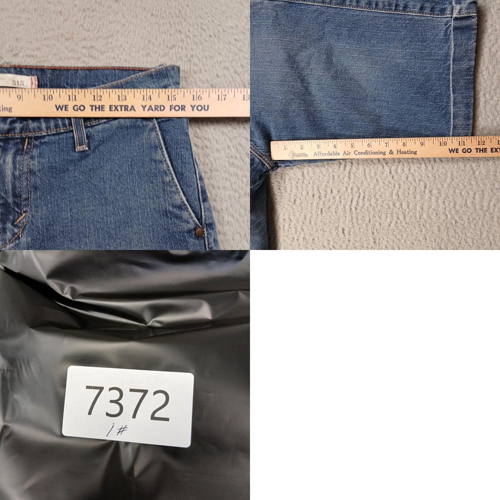 Levi's Levi's 515 Denim Shorts Womens 6 Blue Jean Stretch Cuffed Mid-Rise Bermuda Size 28" / US 6 / IT 42 - 8 Thumbnail