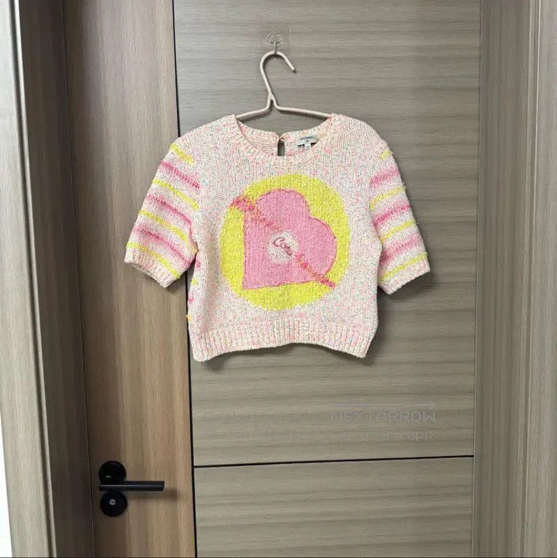 Chanel Chanel Multicolor Cotton Blend Short-Sleeve Sweater . Size M / US 6-8 / IT 42-44 - 1 Thumbnail