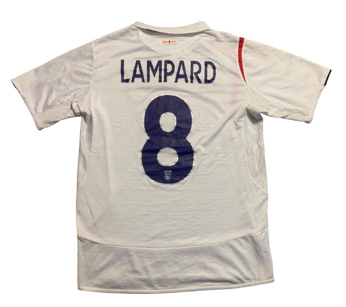 Chelsea Soccer × Umbro 2005/2007 LEGEND FRANK LAMPARD ON ENGLAND HOME JERSEY Size US M / EU 48-50 / 2 - 1 Thumbnail