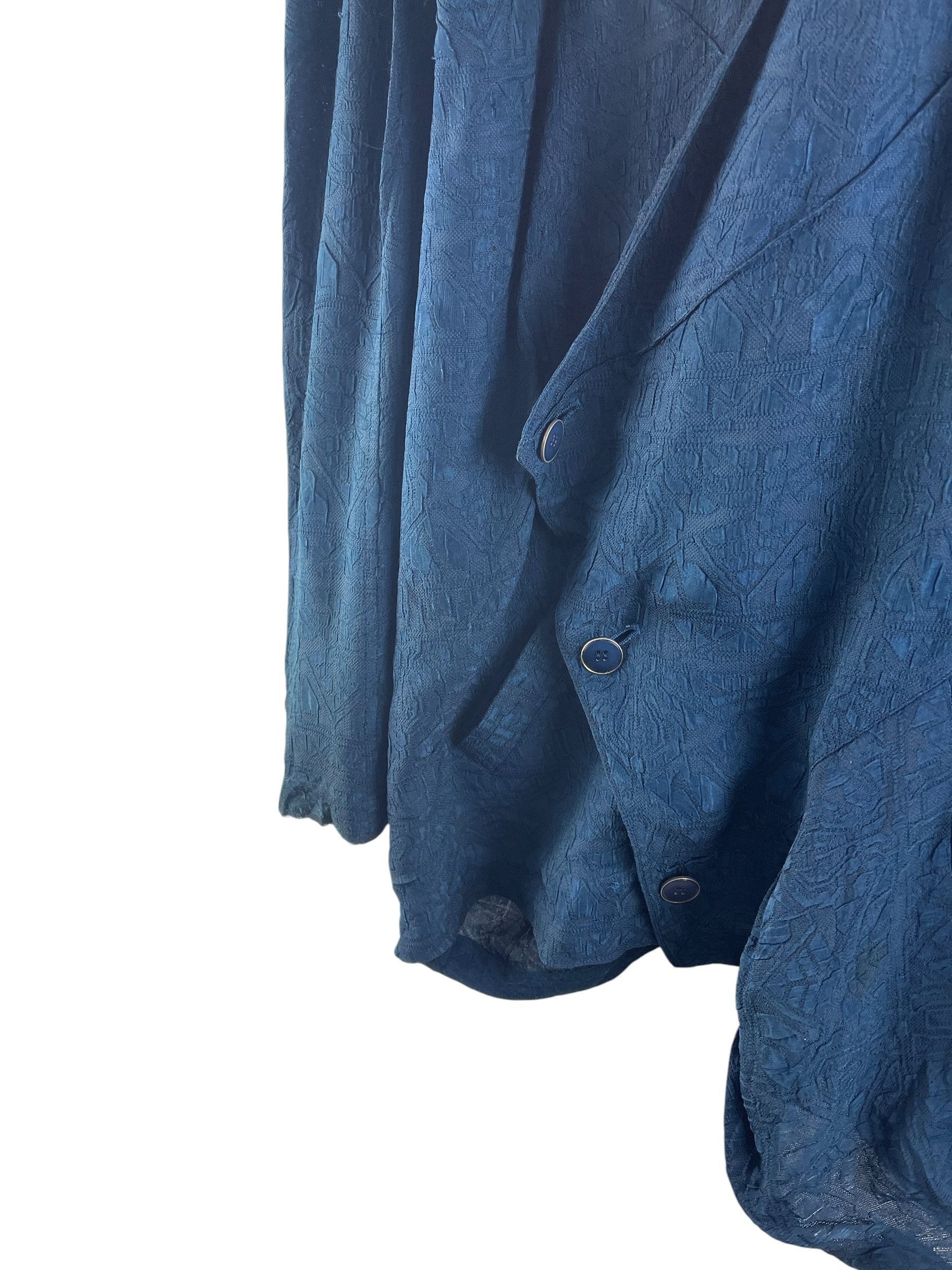 Japanese Brand Vintage Arrston Volaju by Kohshin Satoh Wrap Jacket Teal Size US L / EU 52-54 / 3 - 12 Thumbnail