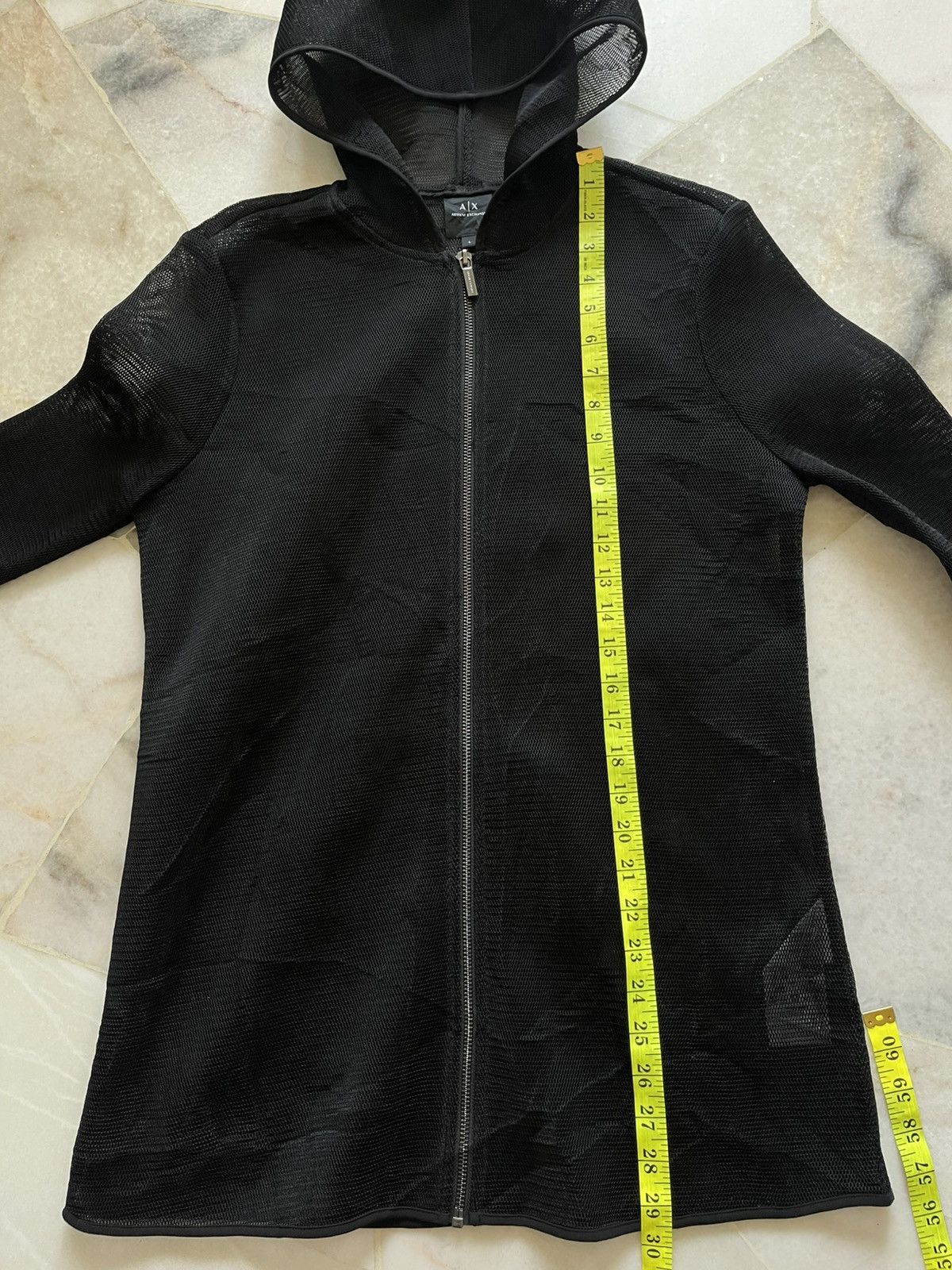 Armani Exchange Armani Exchange Mesh Zip Hoodie Size US M / EU 48-50 / 2 - 11 Thumbnail