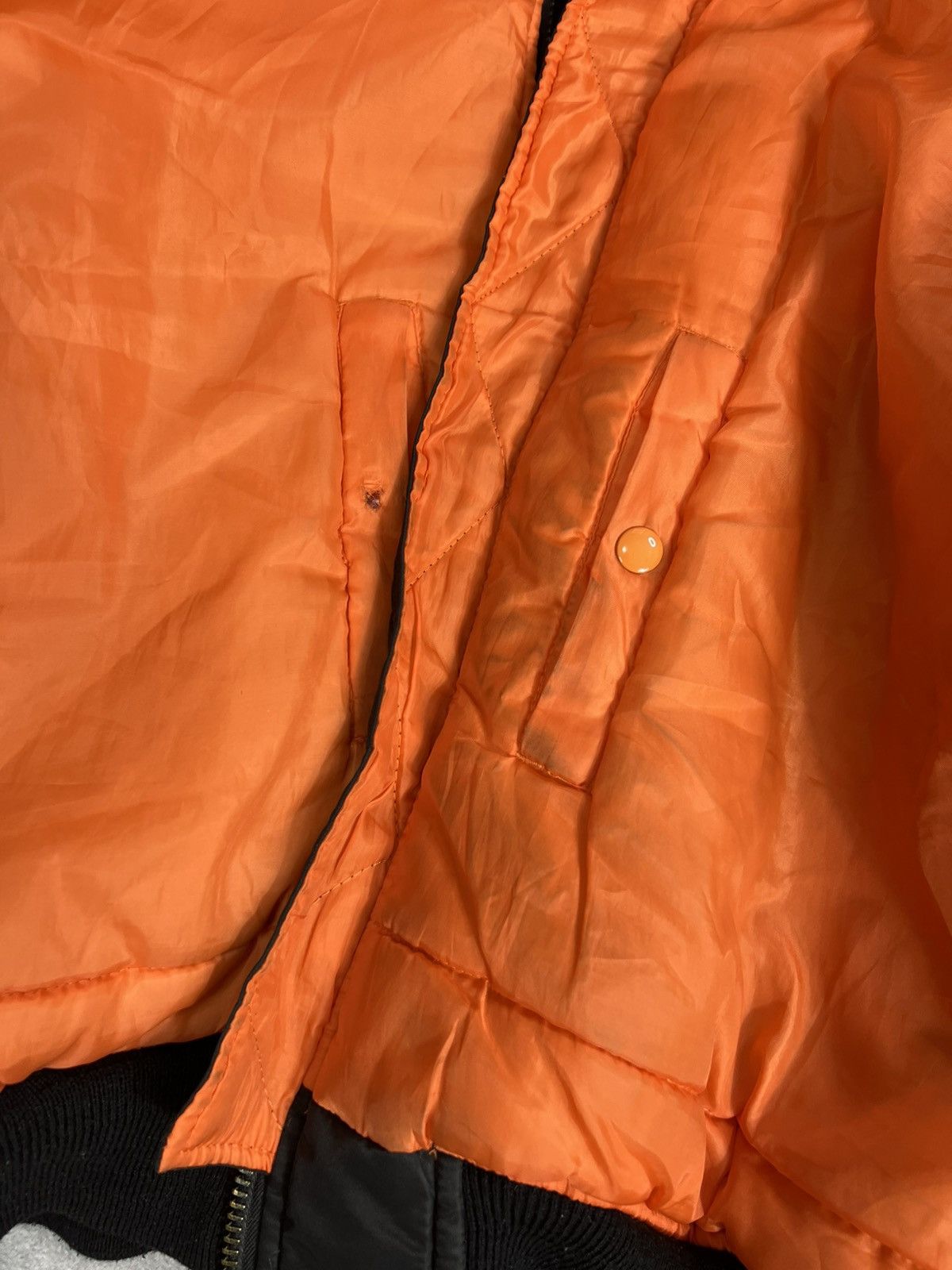 Vintage VTG MA-1 FlY ARCHIVE MADE IN USA RETRO REVERSIBLE Jacket Size US XL / EU 56 / 4 - 15 Thumbnail