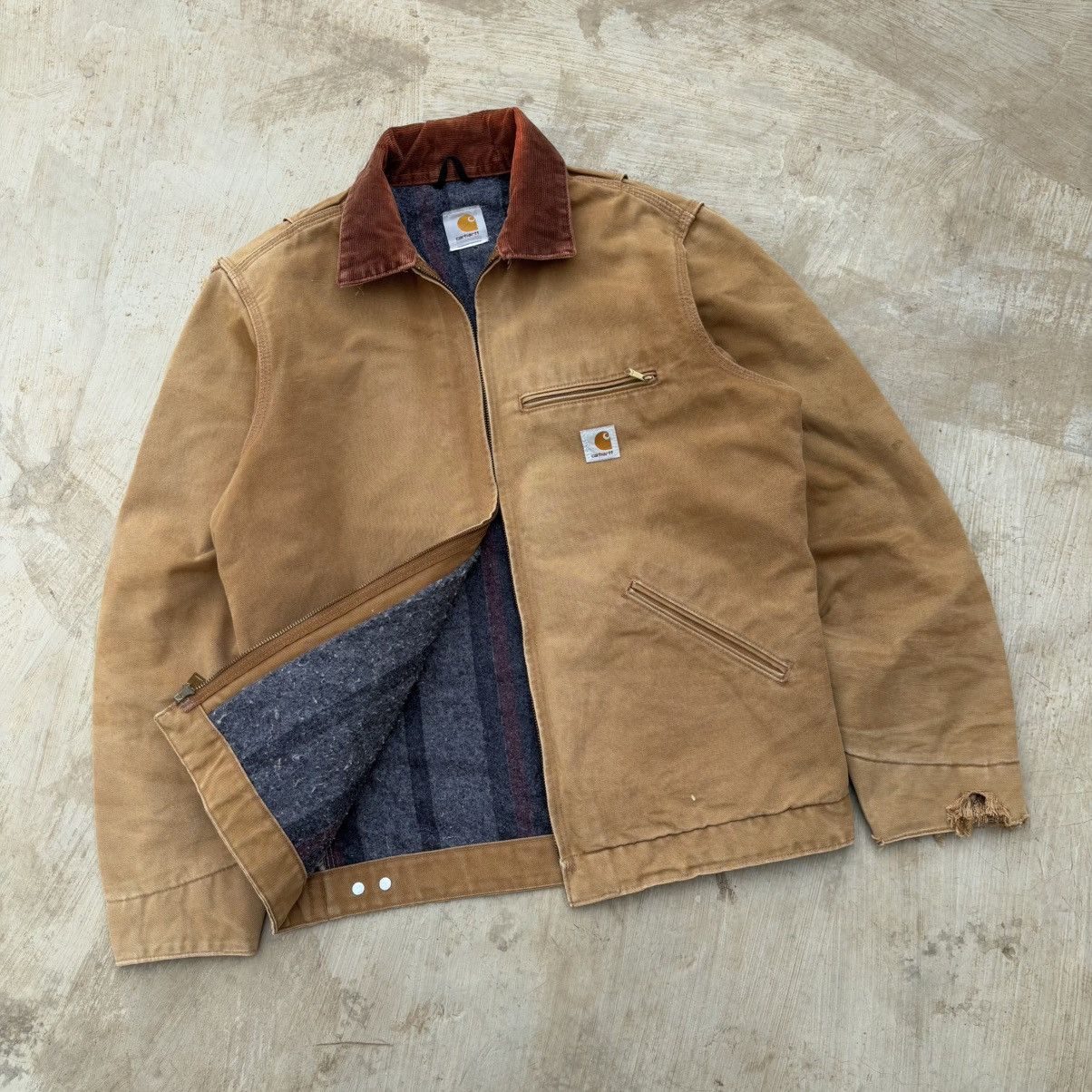 Carhartt Vintage 90s Carhartt Detroit Jacket Size US M / EU 48-50 / 2 - 1 Thumbnail