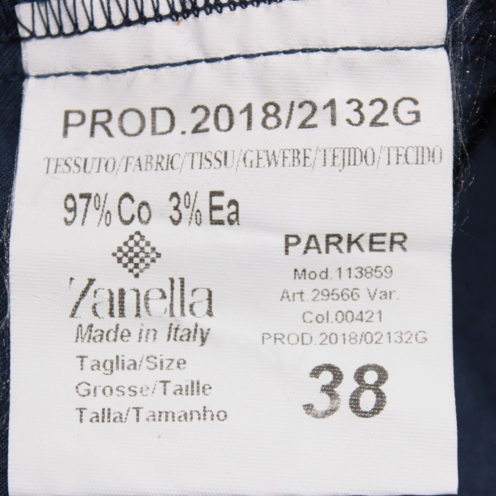 Zanella Zanella New with tags Chino Size 38 US In Blue Size US 38 / EU 54 - 5 Thumbnail
