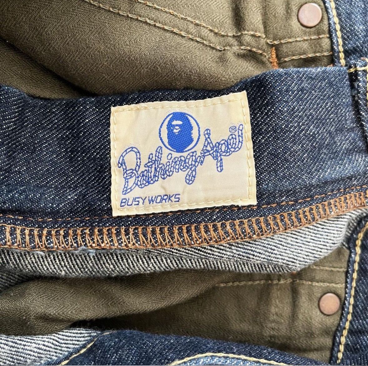 Bape Bape Denim Shorts Size US 30 / EU 46 - 4 Thumbnail