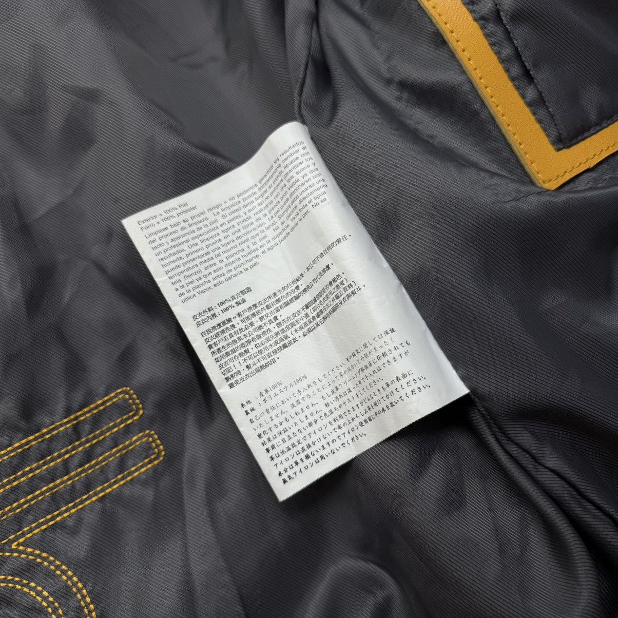 Pelle Pelle Pelle Pelle Great Of All Time Yellow Leather Jacket Size US M / EU 48-50 / 2 - 7 Thumbnail