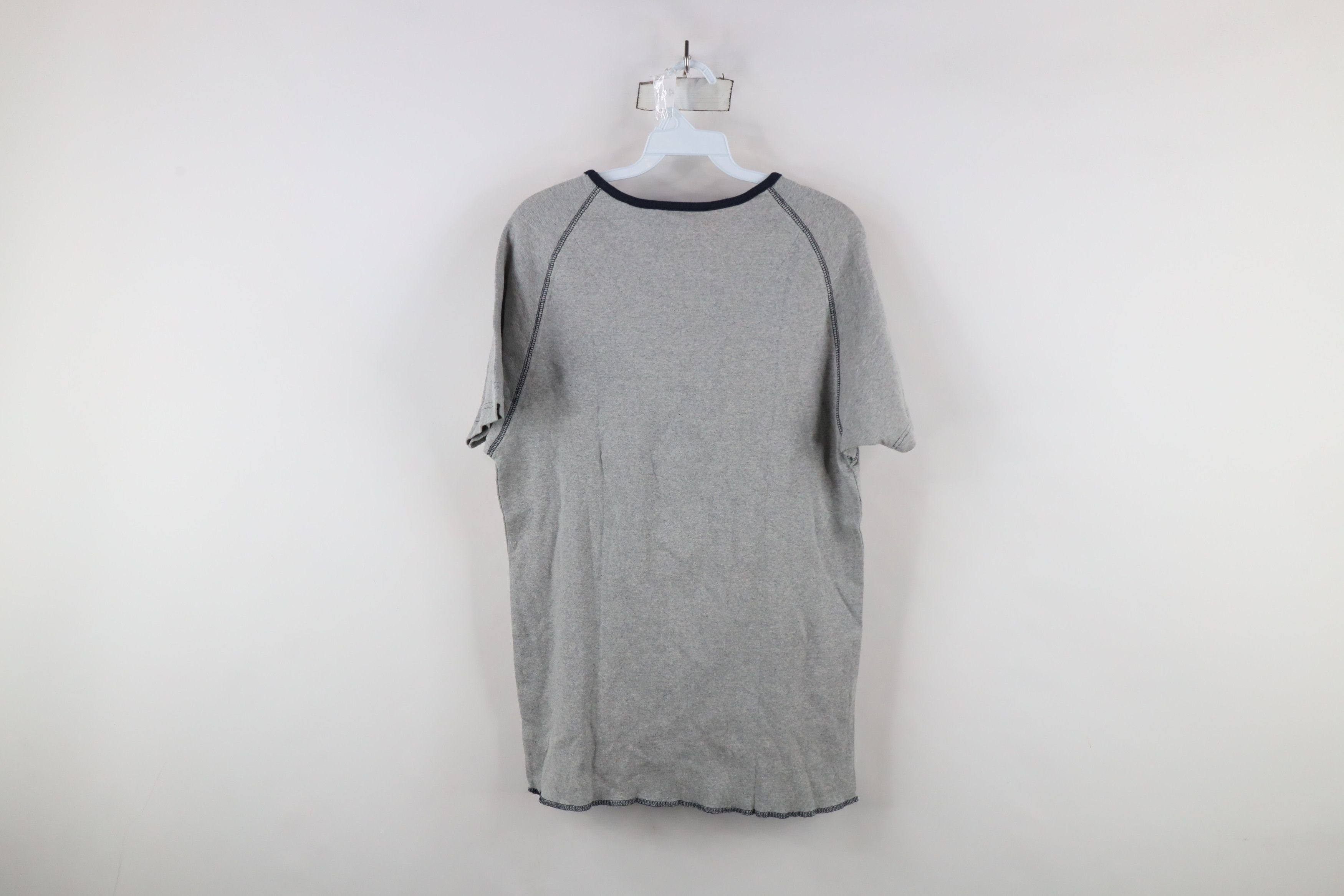 UNIONBAY × Vintage NOS Vintage 90s Unionbay Ribbed Knit T-Shirt USA Gray Size XL / US 12-14 / IT 48-50 - 7 Thumbnail