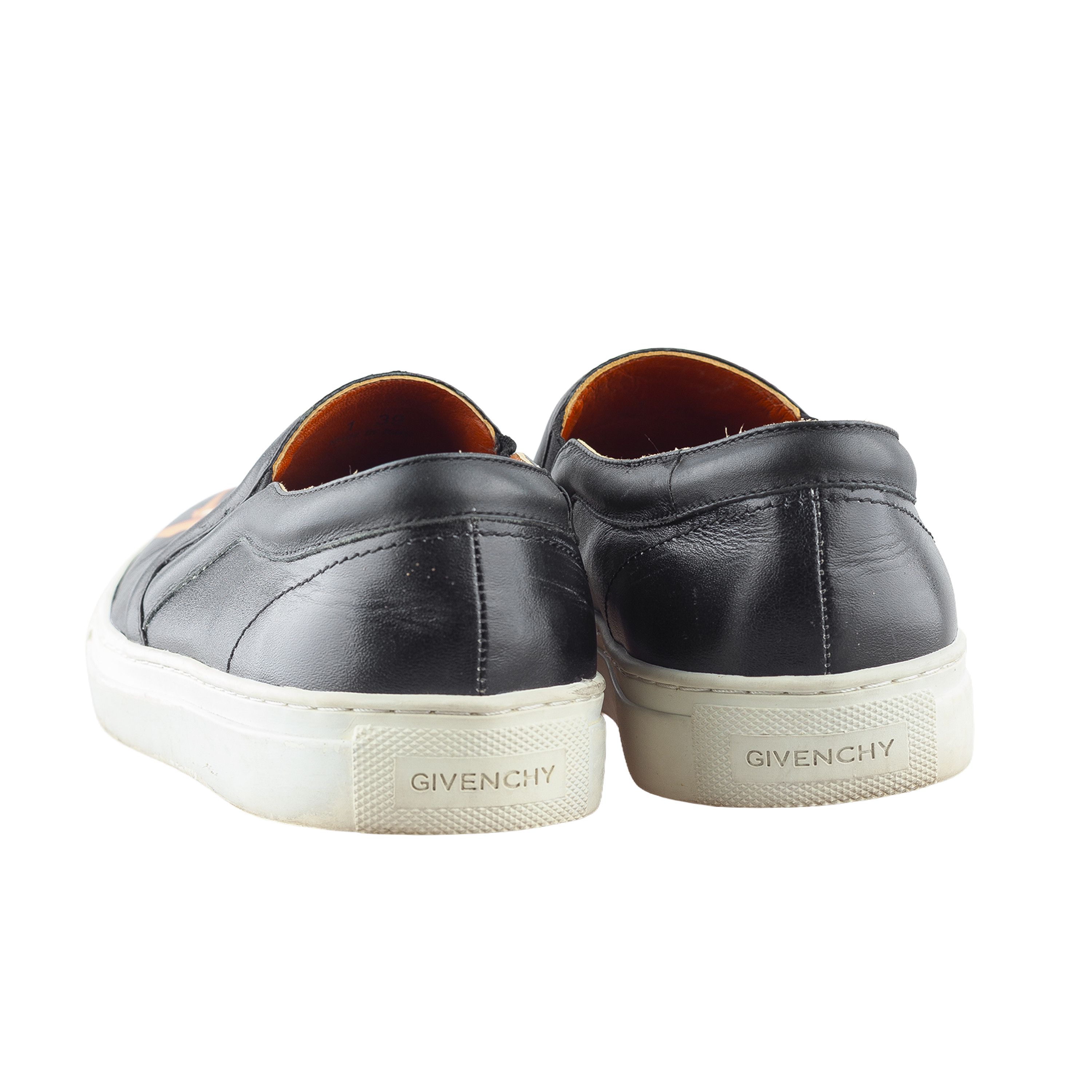 Givenchy Givenchy by Tisci x Disney Bambi Black Leather Slip On Shoes Size US 6 / EU 39 - 8 Thumbnail