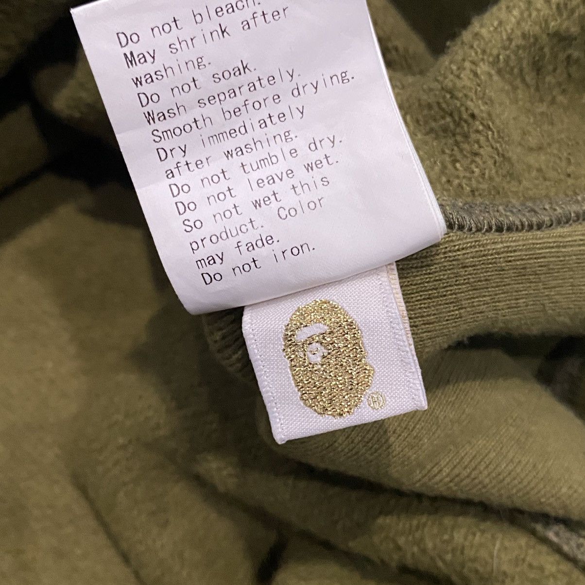 Bape Bape Logo Towel Camo Pullover Hoodie Size US M / EU 48-50 / 2 - 6 Thumbnail