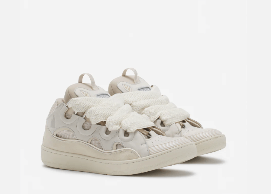 Lanvin BNWT SS24 LANVIN BASKET CURB MONOCHROME SNEAKERS PEACH 41 Size US 8 / EU 41 - 8 Thumbnail