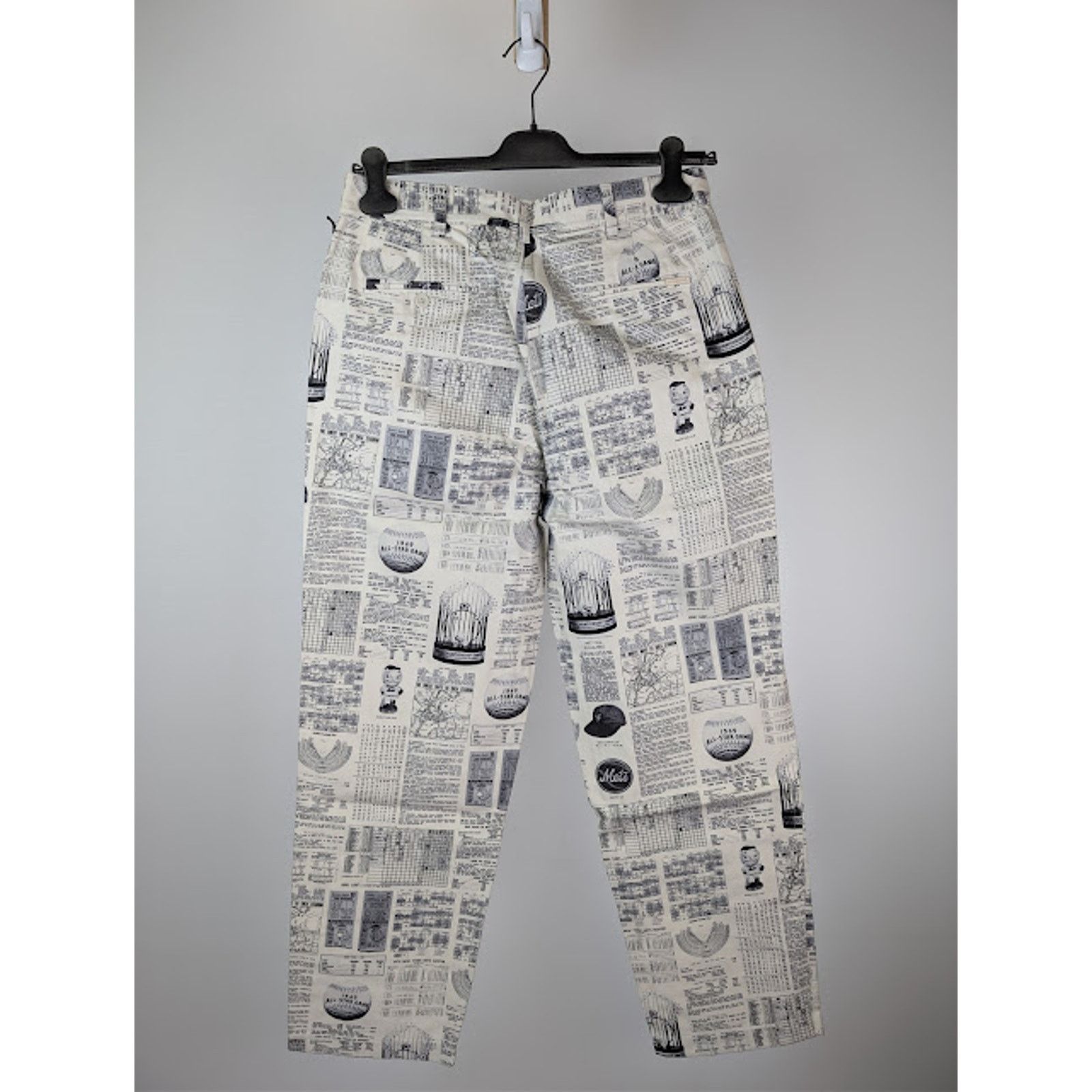 Aime Leon Dore o1rshd1 Mets Printed Chino Pant in Black / White Size US 34 / EU 50 - 12 Thumbnail