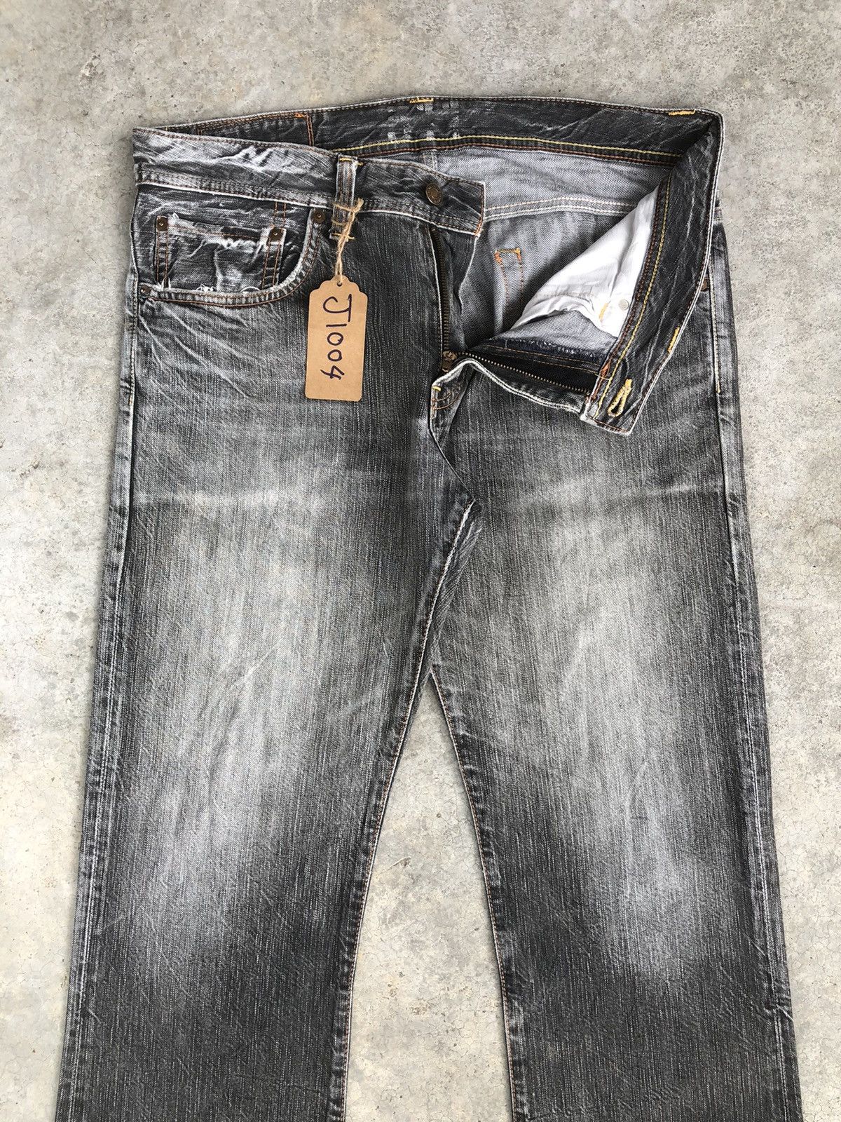 Edwin Japanese Edwin 511 RV Flared Jeans Distressed Broken Jeans Size US 34 / EU 50 - 3 Thumbnail