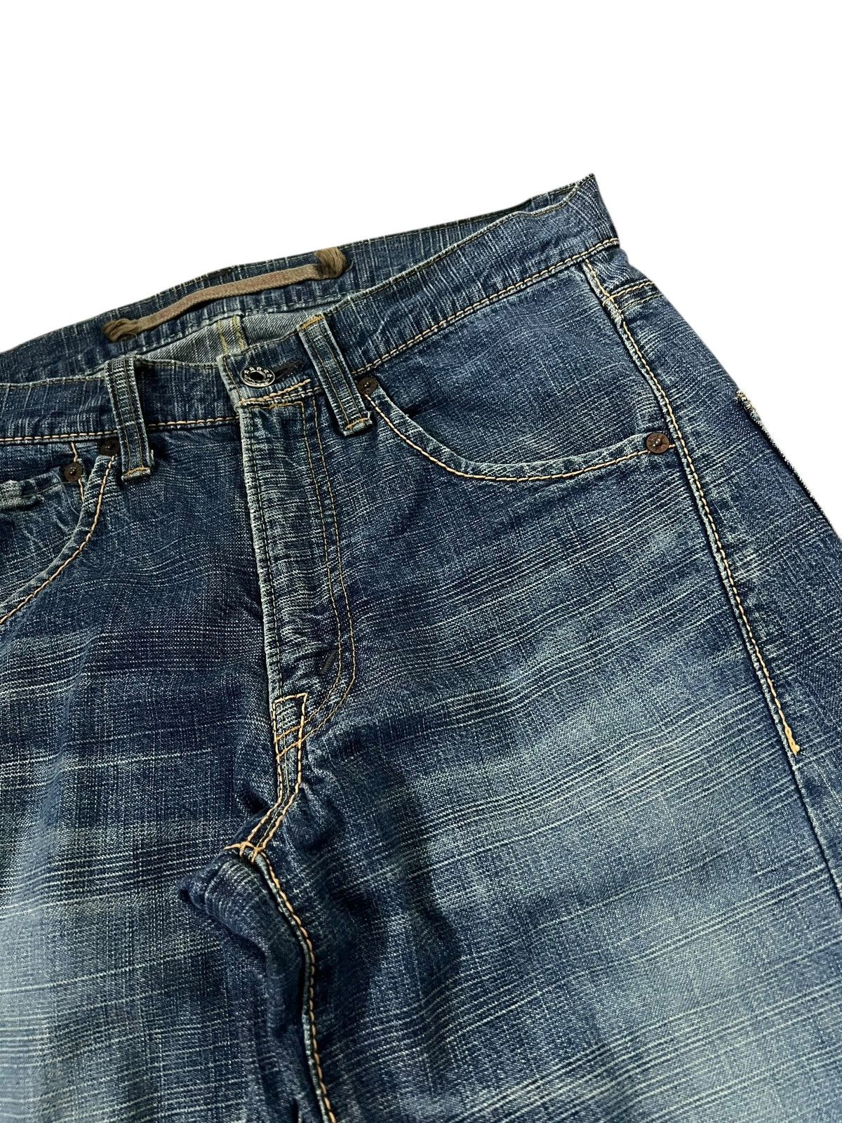 Japanese Brand 80’s Vintage Ghost Label Distress Jean Size US 31 - 8 Thumbnail