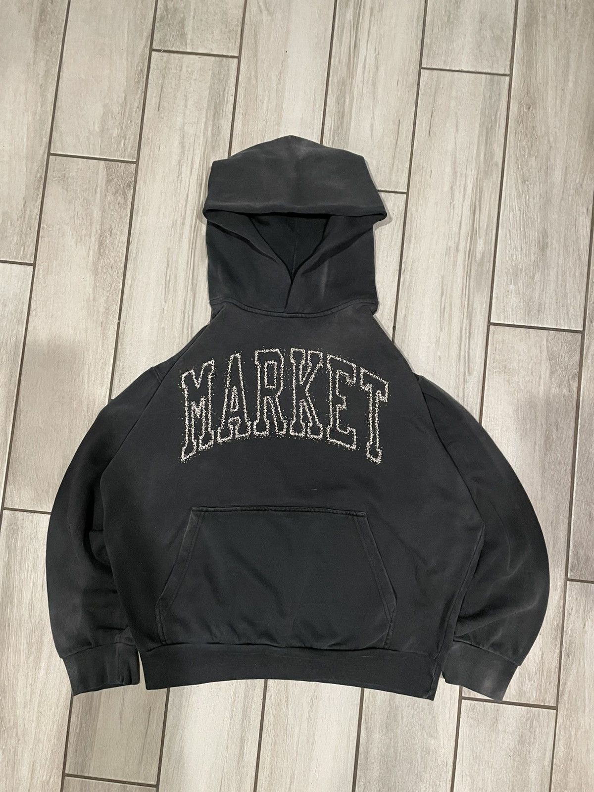 Market MARKET Vintage Arc Logo Hoodie Size US L / EU 52-54 / 3 - 1 Thumbnail