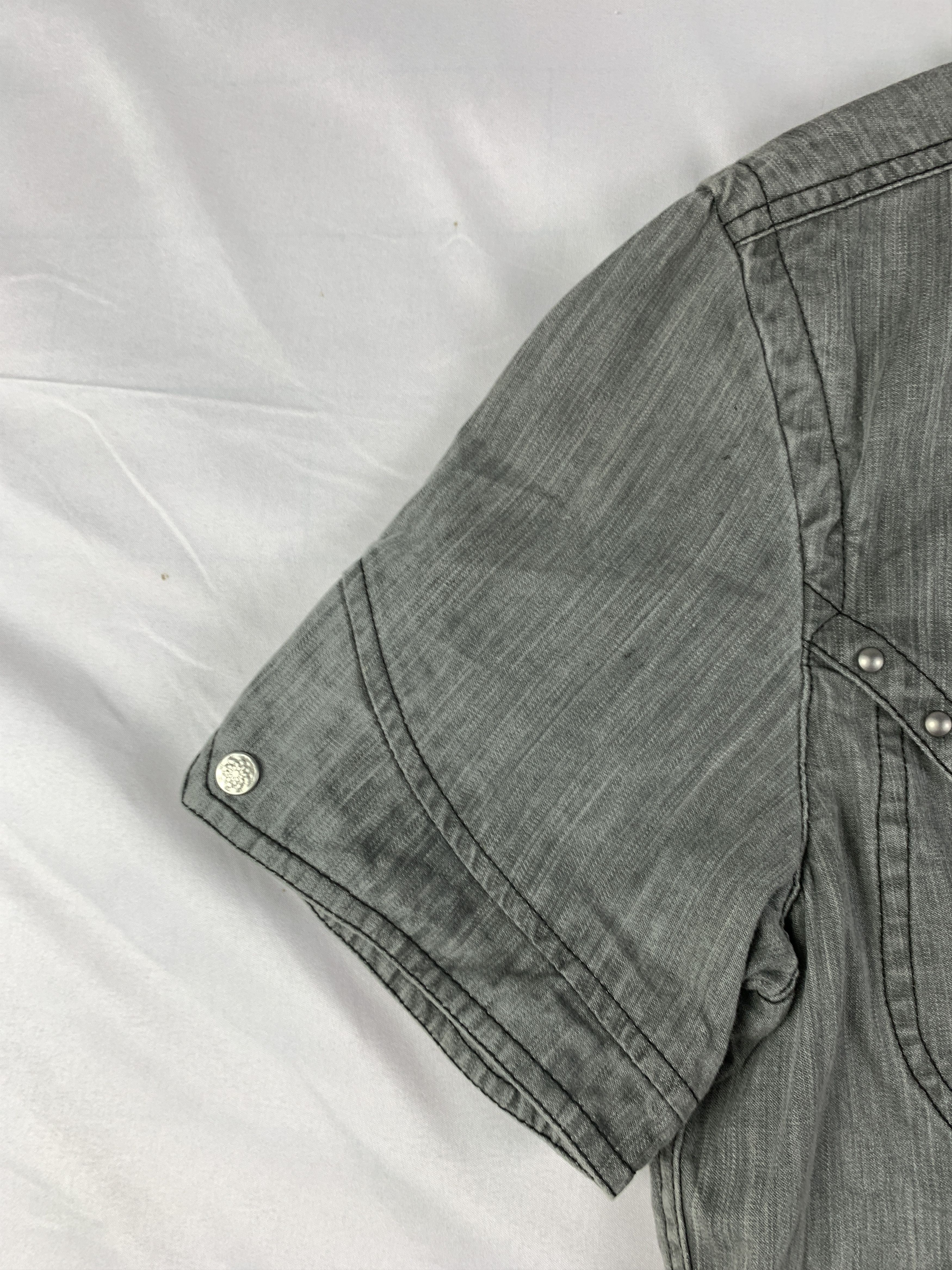 Nicole Club 2000s Nicole Club For Men Studded Snap Shirt (L) Size US L / EU 52-54 / 3 - 6 Thumbnail