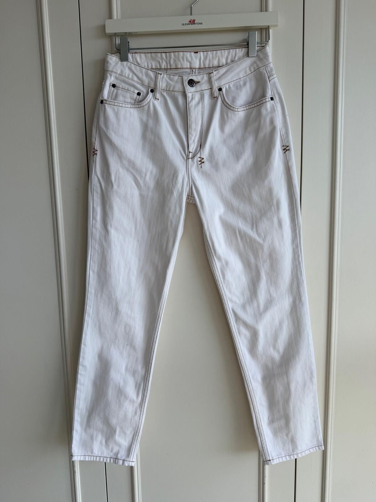 Ksubi new ksubi womens denim jeans nine o sugar rush white 27 9 m Size 27" / US 4 / IT 40 - 4 Thumbnail