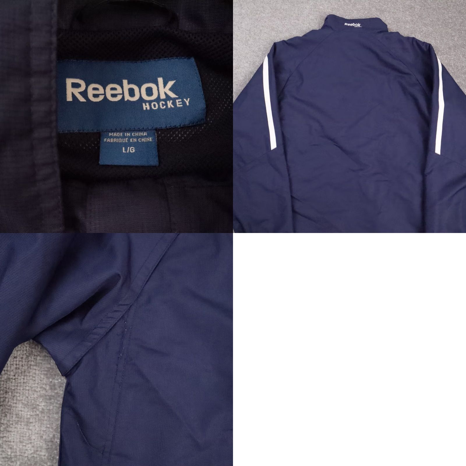 Reebok NHL Reebok Nashville Predators Large Blue Long Sleeve Zip Jacket Size US L / EU 52-54 / 3 - 8 Thumbnail