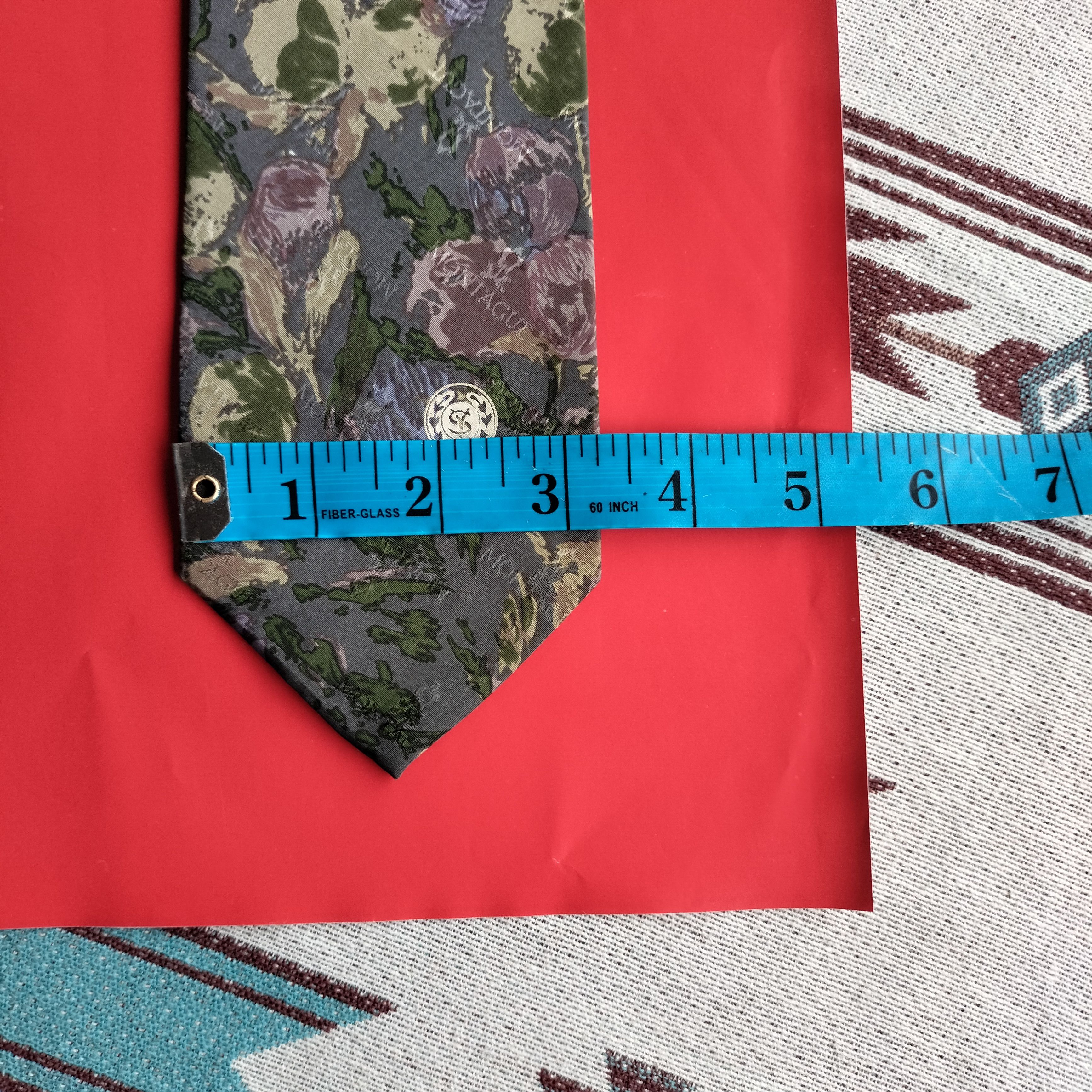 Montagut Vintage Montagut paris floral silk tie Size ONE SIZE - 12 Thumbnail