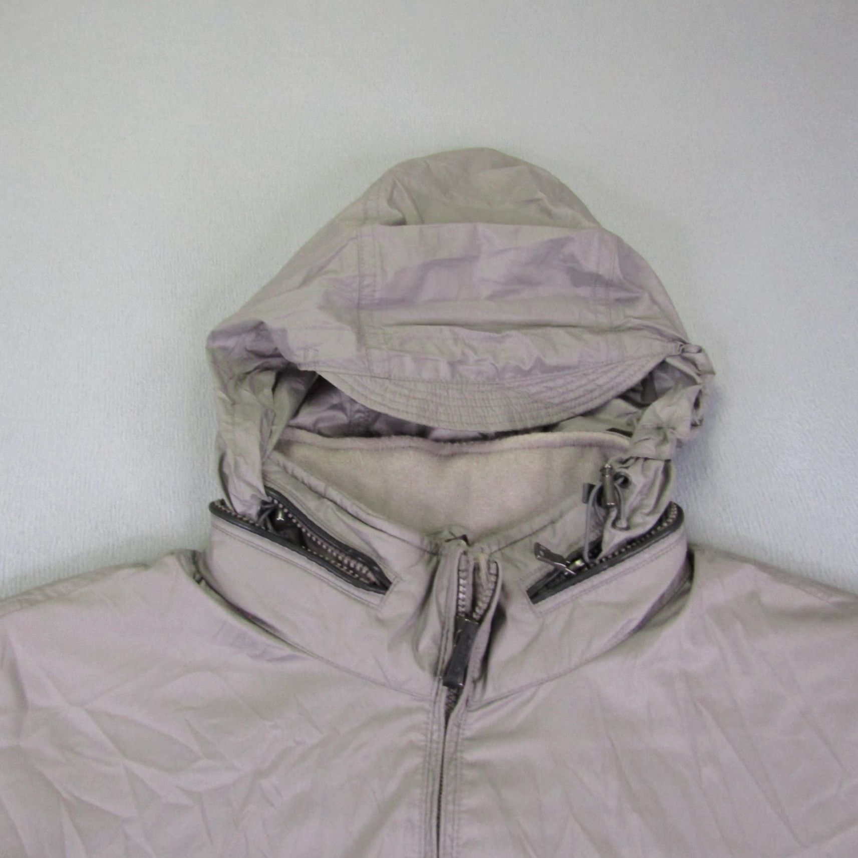 Polo Ralph Lauren VINTAGE Polo Ralph Lauren Jacket Mens XL Gray Quilted Calf Leather Trim Hideaway Hood Size US XL / EU 56 / 4 - 2 Thumbnail