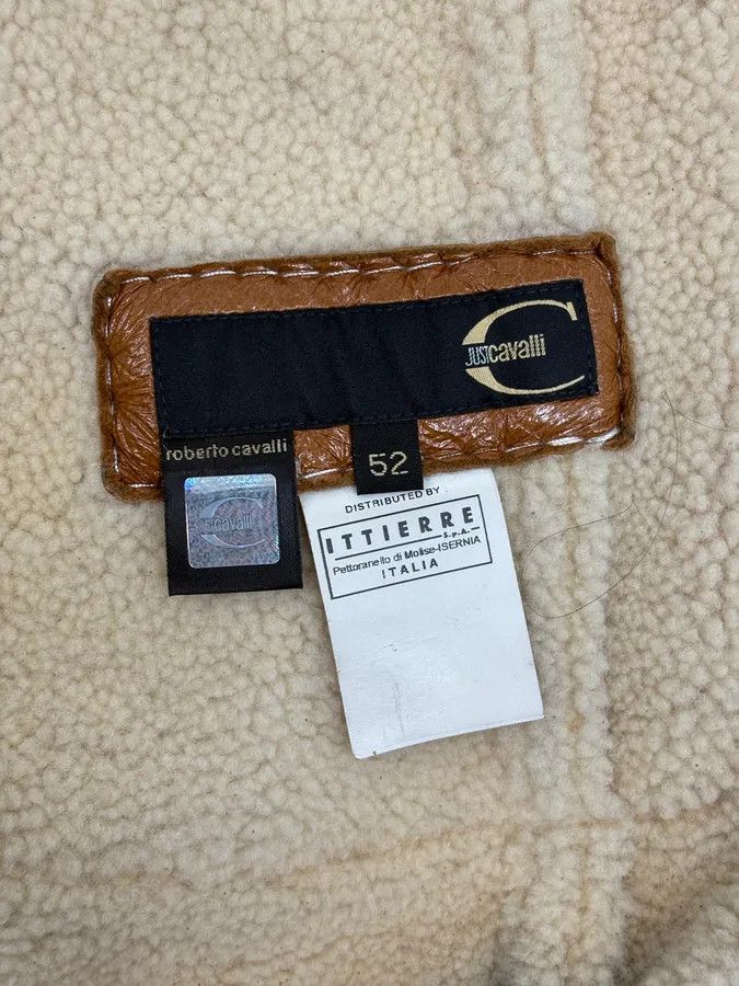 Roberto Cavalli FW2007 Cavalli Brown Fur Aviator Leather Jacket Size US L / EU 52-54 / 3 - 12 Thumbnail