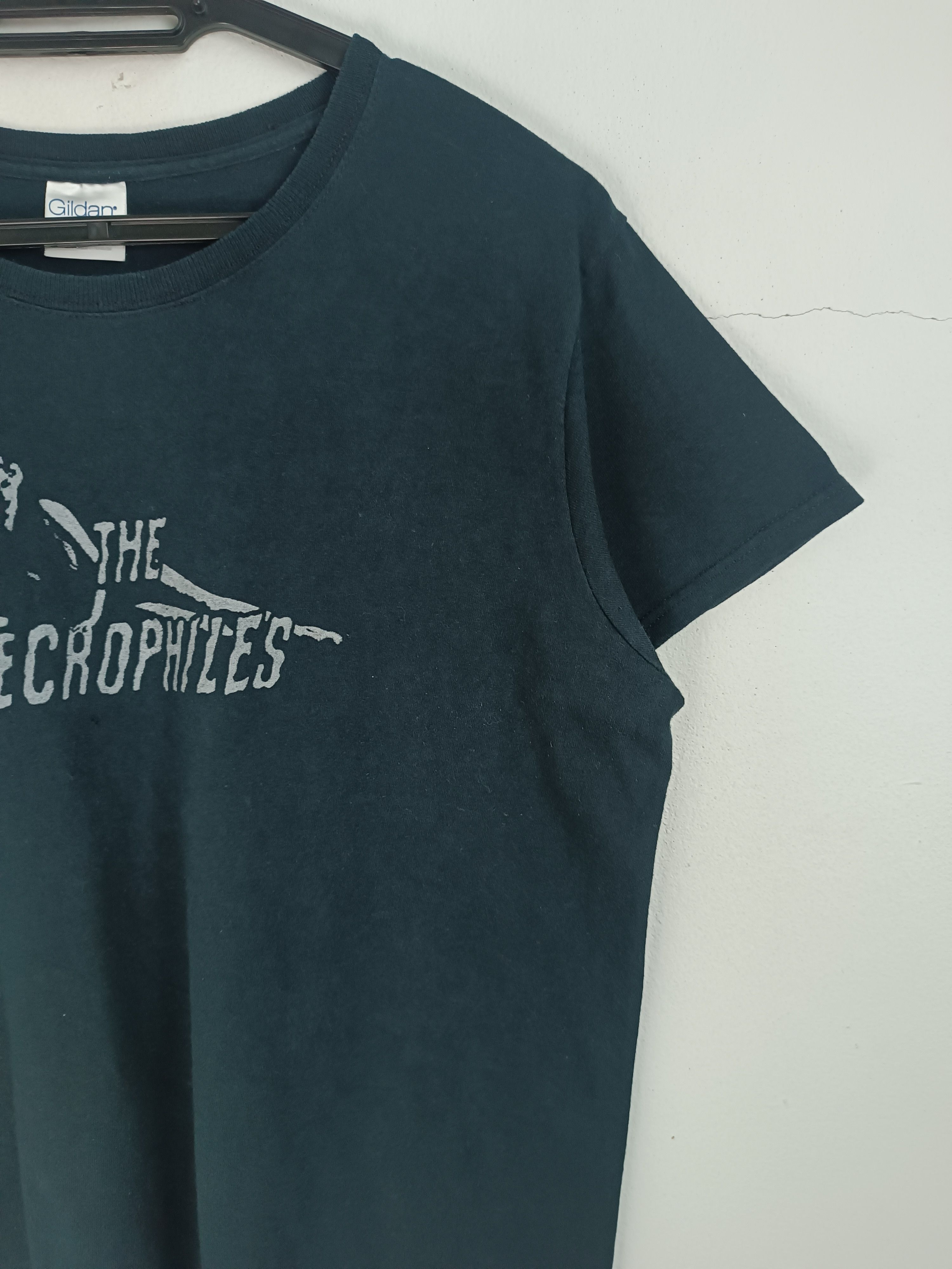 Band Tees VINTAGE Y2K THE NECROPHILES TEE metal gore horror dark Size US M / EU 48-50 / 2 - 6 Thumbnail