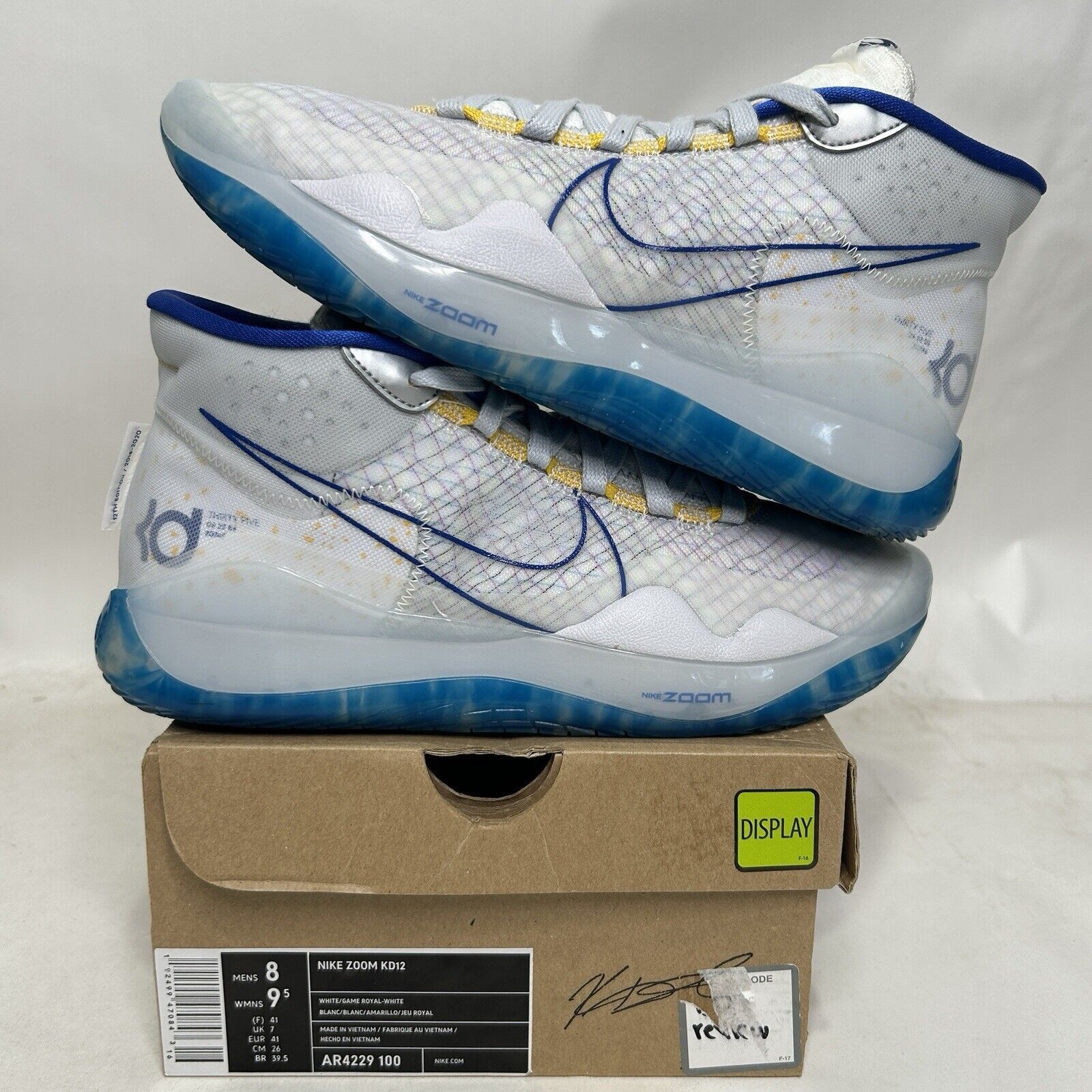 Nike Shoes Zoom KD 12 “Warriors Home” 2024